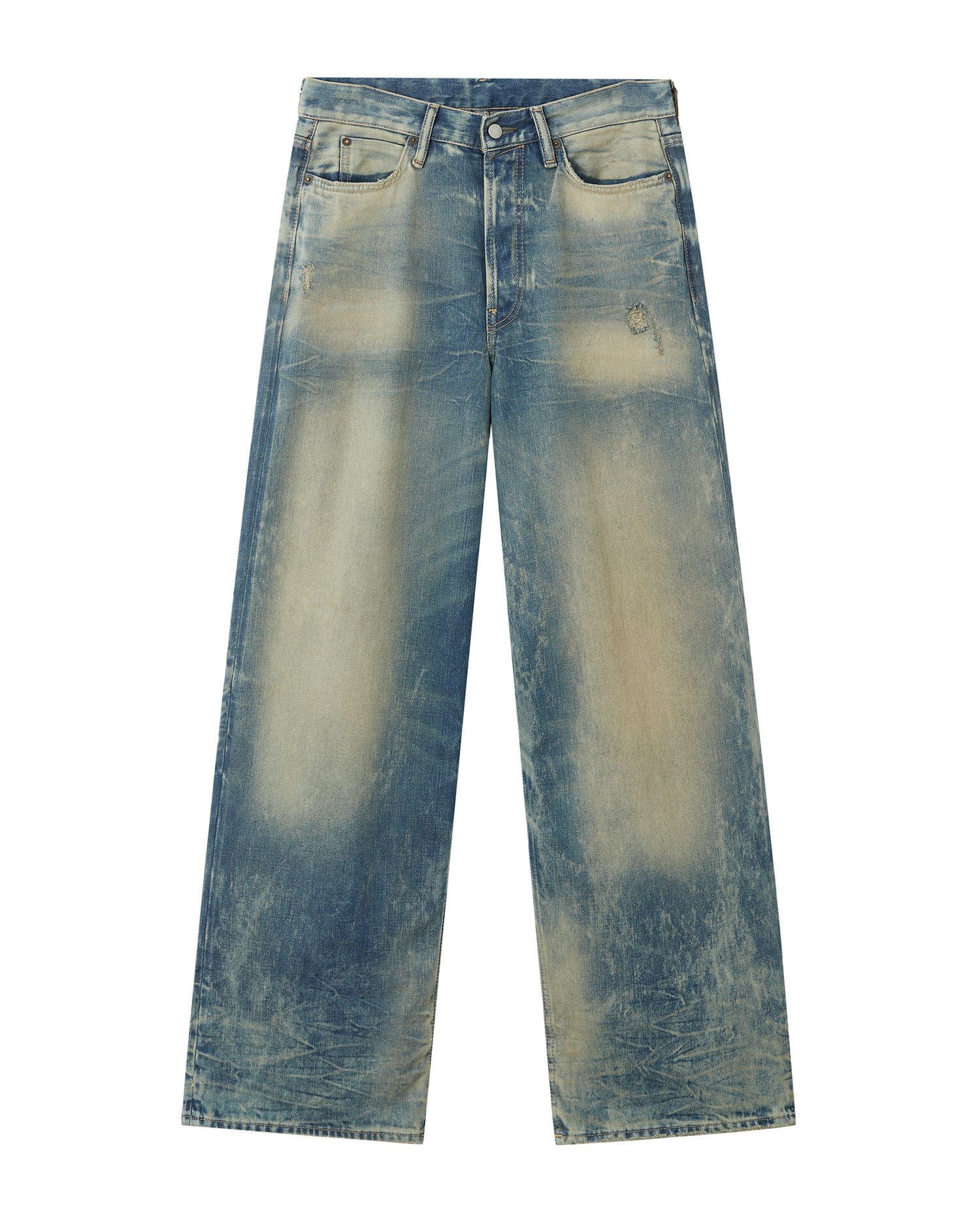 Acne Studios Acne Studios 1981 BAGGY FIT Distressed Straight Jeans Size 22" - 1 Thumbnail