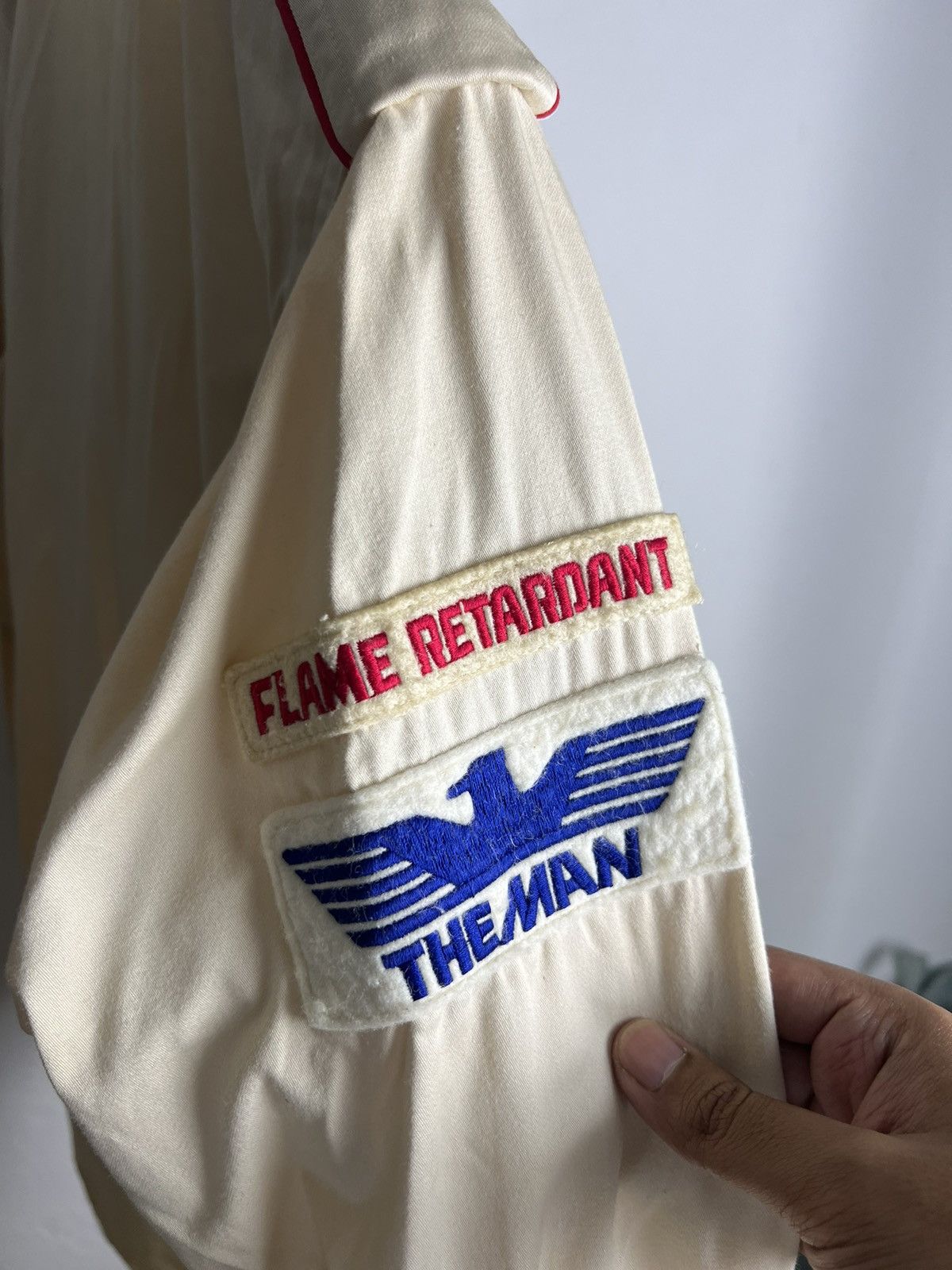 Japanese Brand × Vintage Vintage 1970s TheMan Spirit Kyoto Racing JDM Drivers Jackets Size US L / EU 52-54 / 3 - 3 Thumbnail