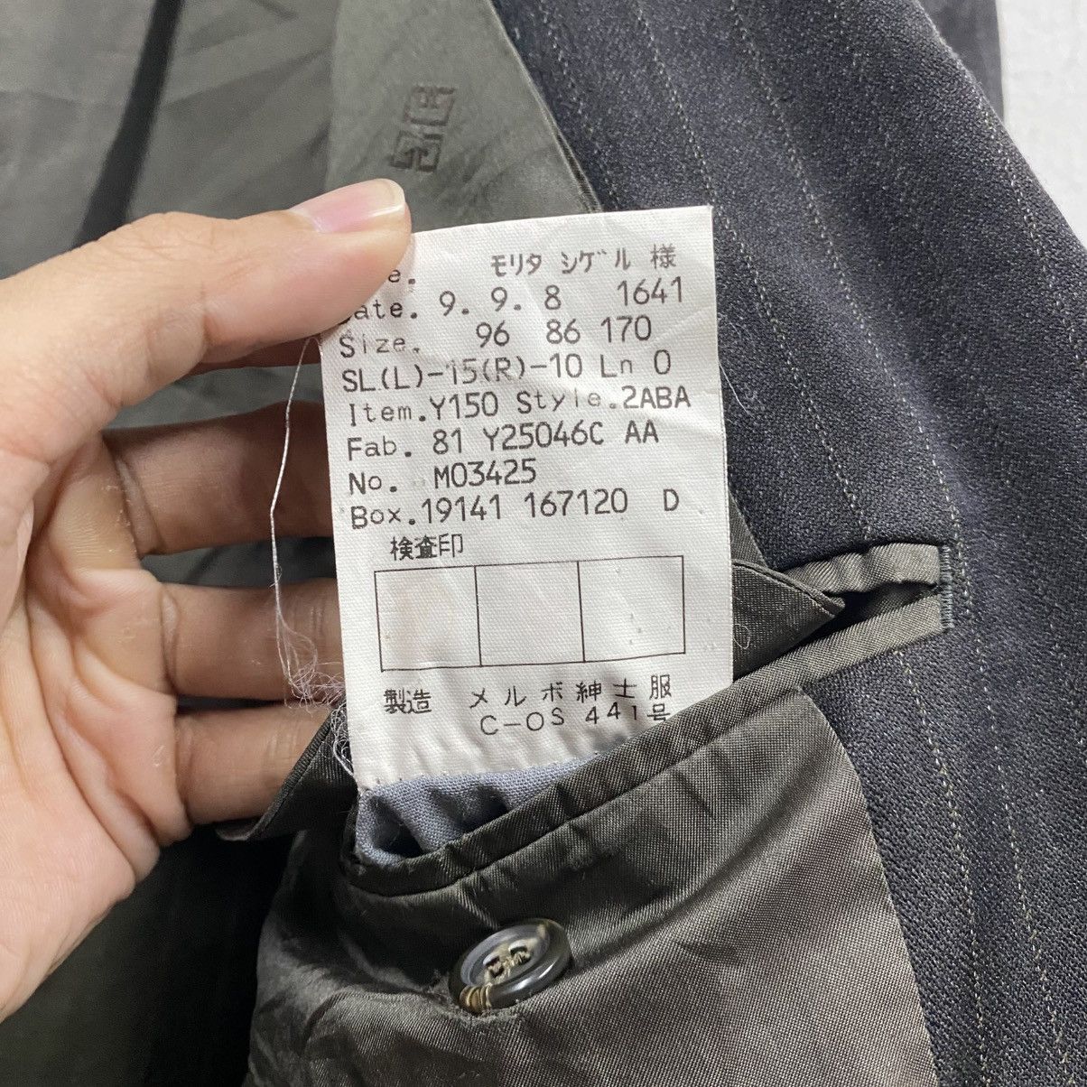 Givenchy Vintage Givenchy Monsieur Pinstripe Blazer Jacket 38R-40R Size 38R - 18 Thumbnail