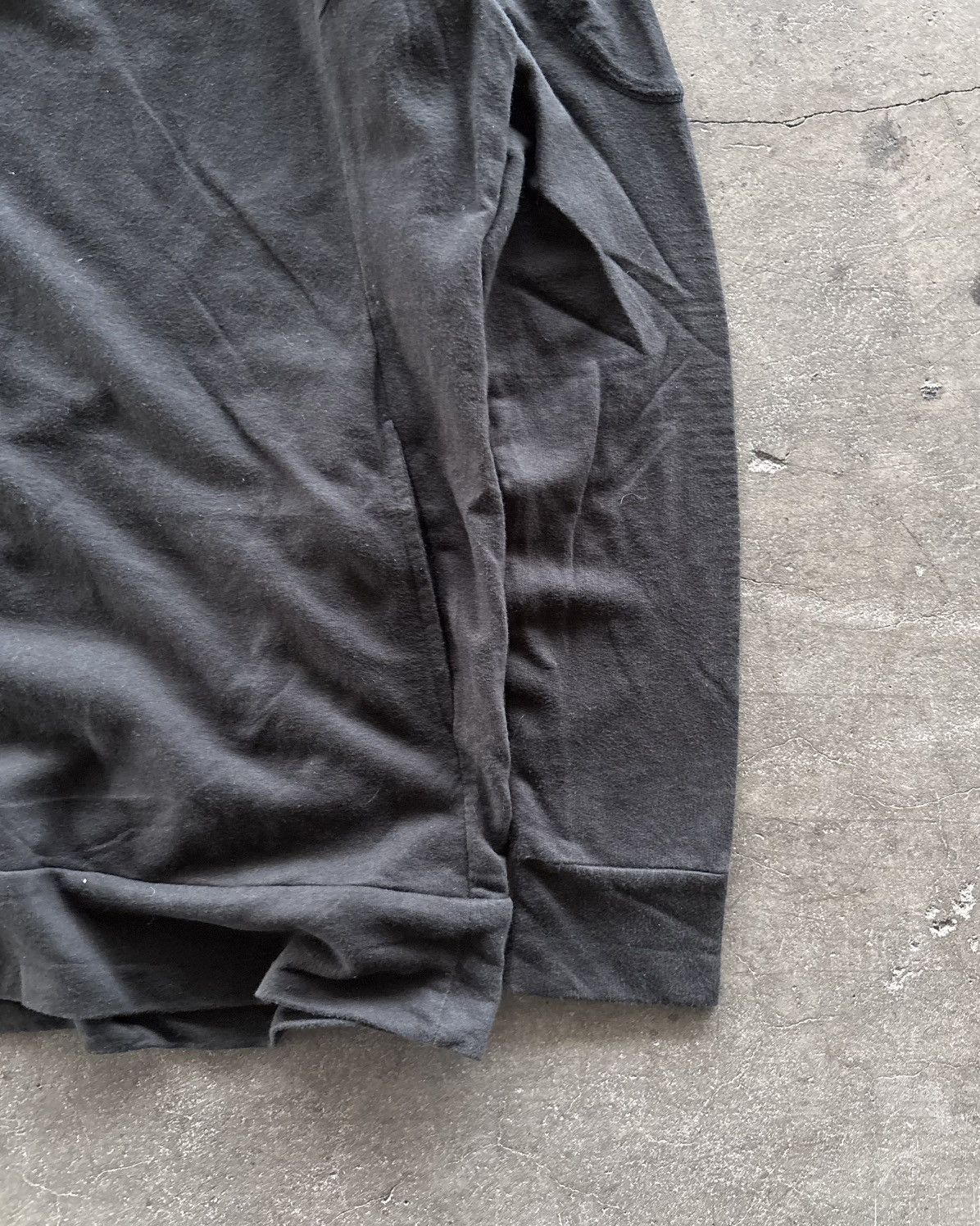 If Six Was Nine Codes Combine Assymetrical Faded Black Hoodie Size US L / EU 52-54 / 3 - 3 Thumbnail