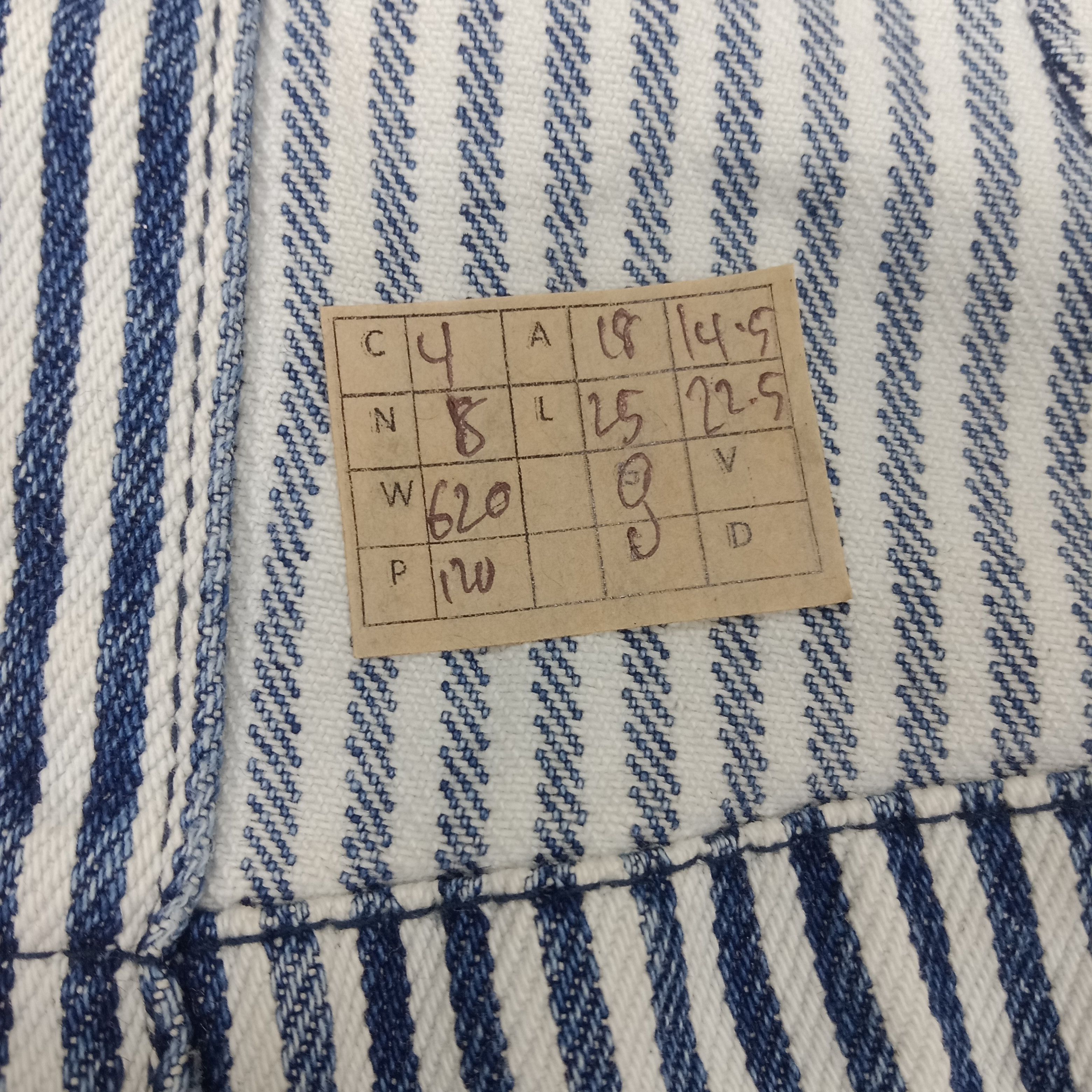 Japanese Brand × SHIPS × Vintage Ships Japanese Striped Design Button Denim Jacket Size US S / EU 44-46 / 1 - 8 Thumbnail