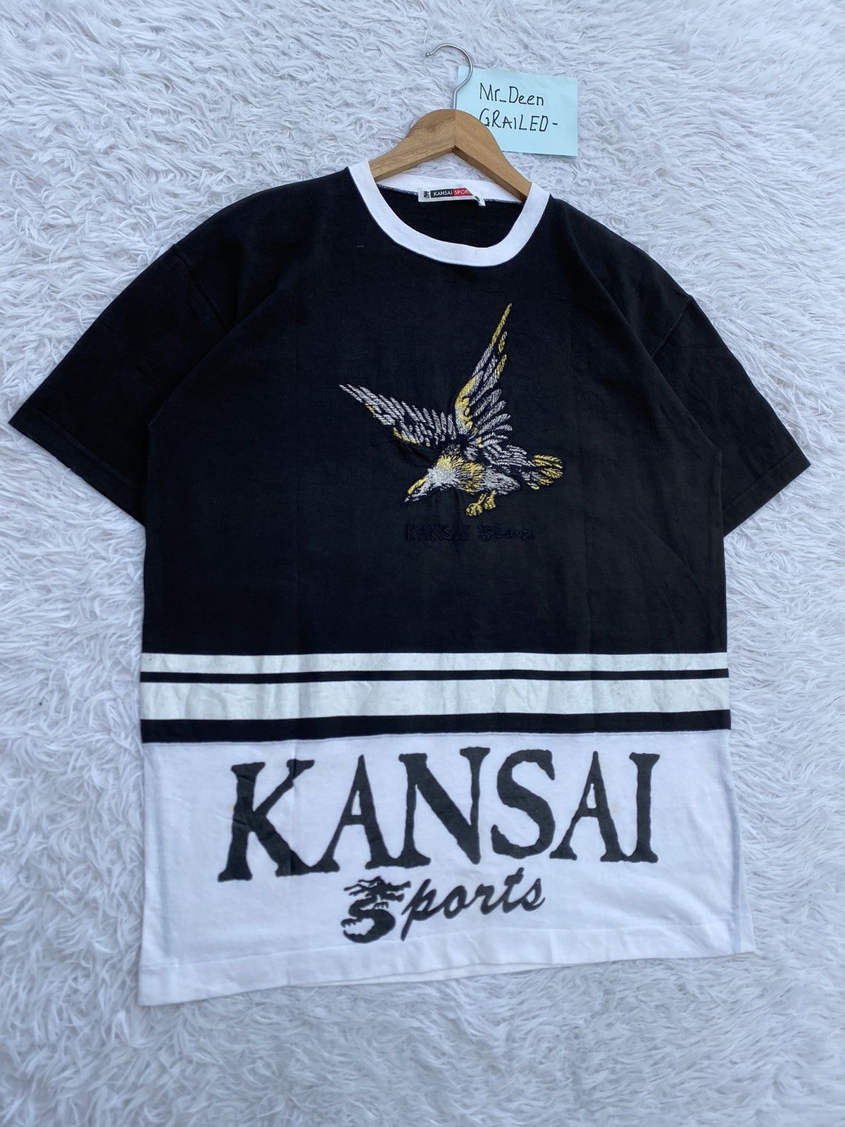 Kansai Yamamoto Rare Vintage Kansai Sport Spellout Shirt Size US L / EU 52-54 / 3 - 2 Thumbnail