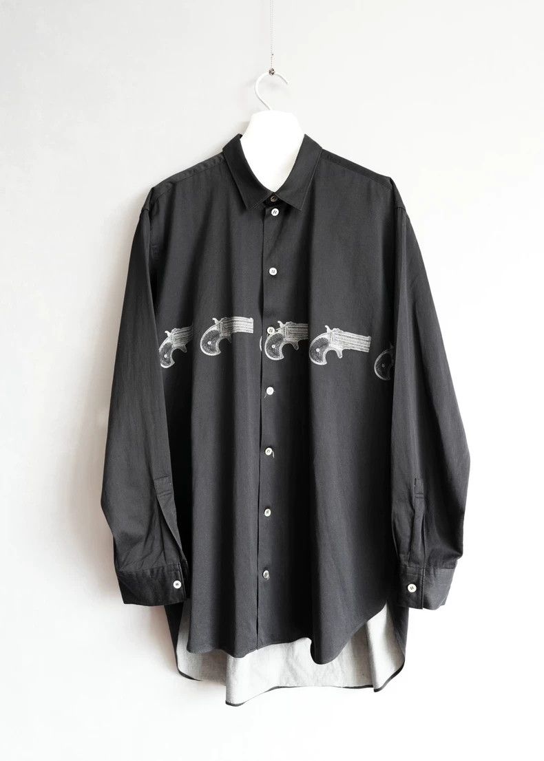 Yohji Yamamoto Yohji Yamamoto 87AW Pistol Shirt 2503-Nextarrow Size US M / EU 48-50 / 2 - 1 Thumbnail