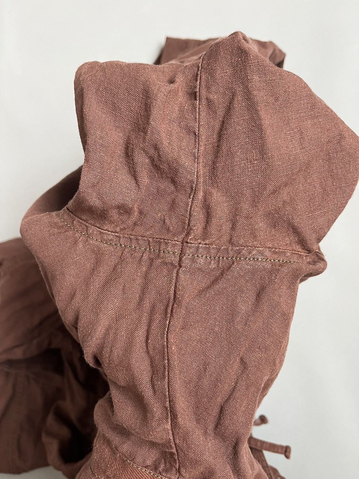 Transit TRANSIT PAR SUCH 350 Brown Linen Lightweight Blazer Jacket Size L / US 10 / IT 46 - 13 Thumbnail