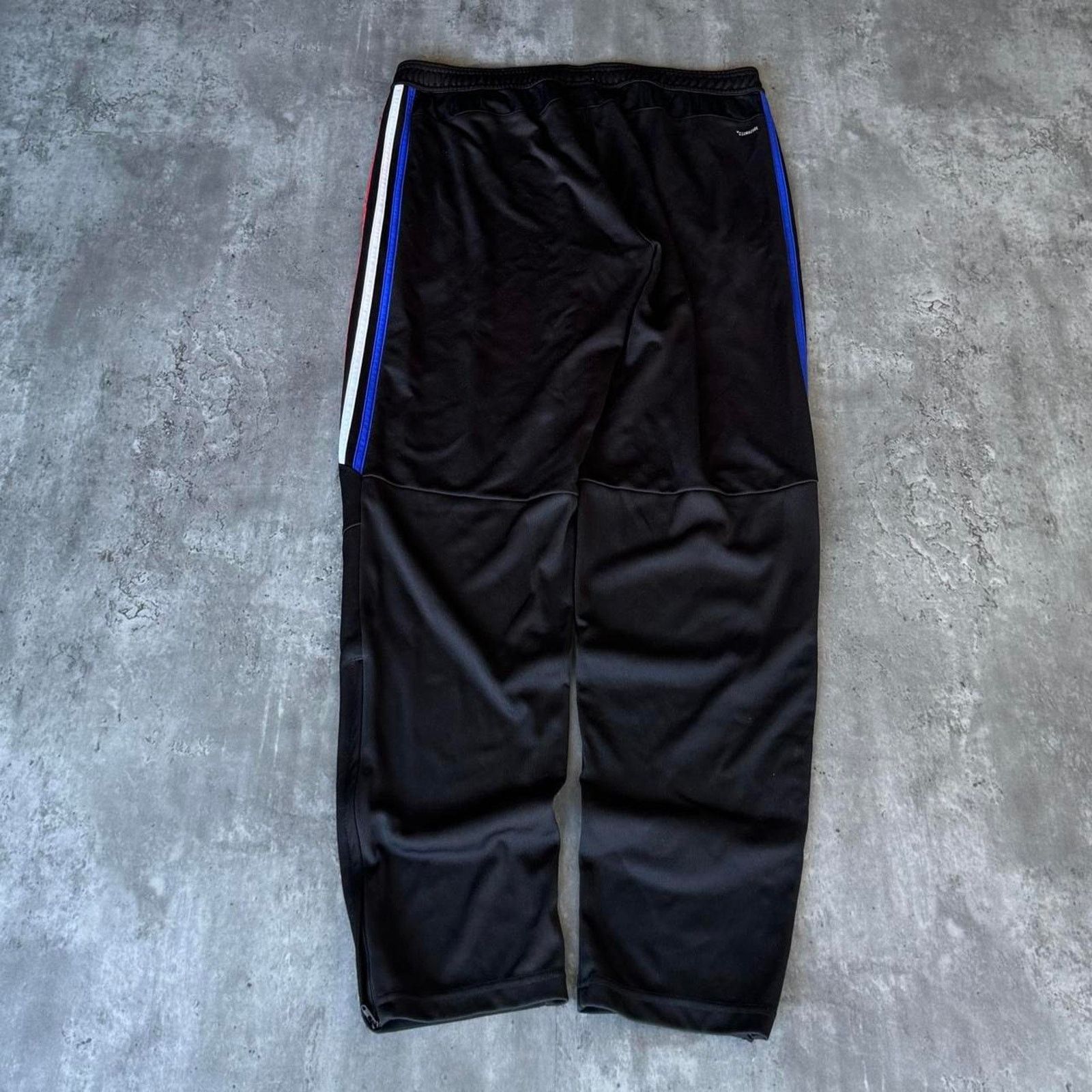 Adidas × Vintage Vintage Y2K Adidas Black Grunge Opium Technical Sweatpants Size US 36 / EU 52 - 2 Thumbnail