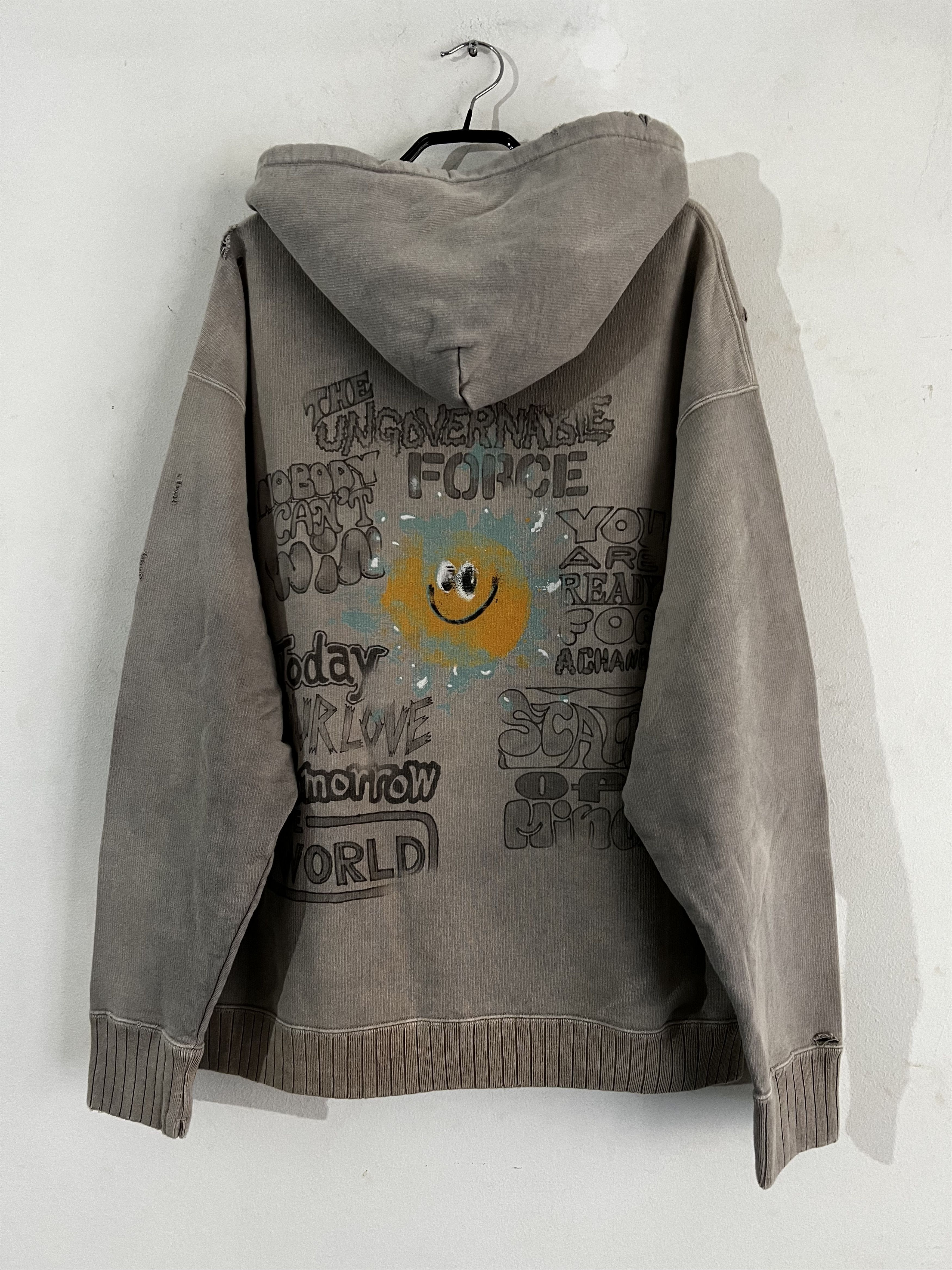 Maison MIHARA YASUHIRO Vintage-like hoodie Size US M / EU 48-50 / 2 - 2 Thumbnail