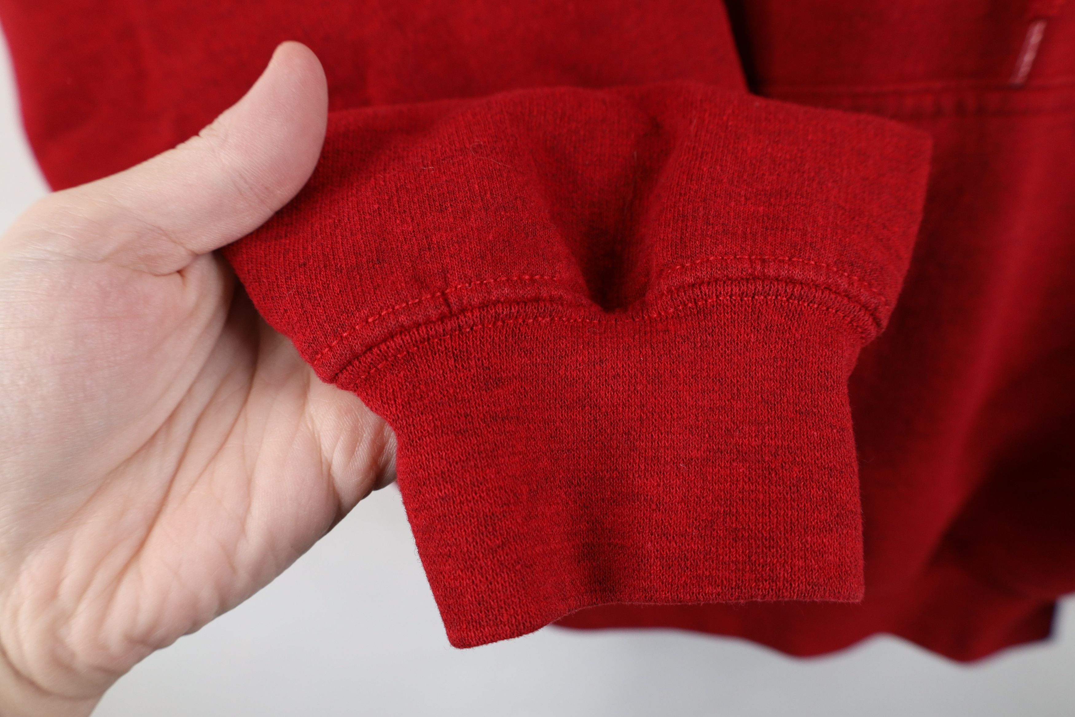 Vintage Vintage 90s Y2K Streetwear Hoodie Sweatshirt Heather Red Size US XXL / EU 58 / 5 - 6 Thumbnail