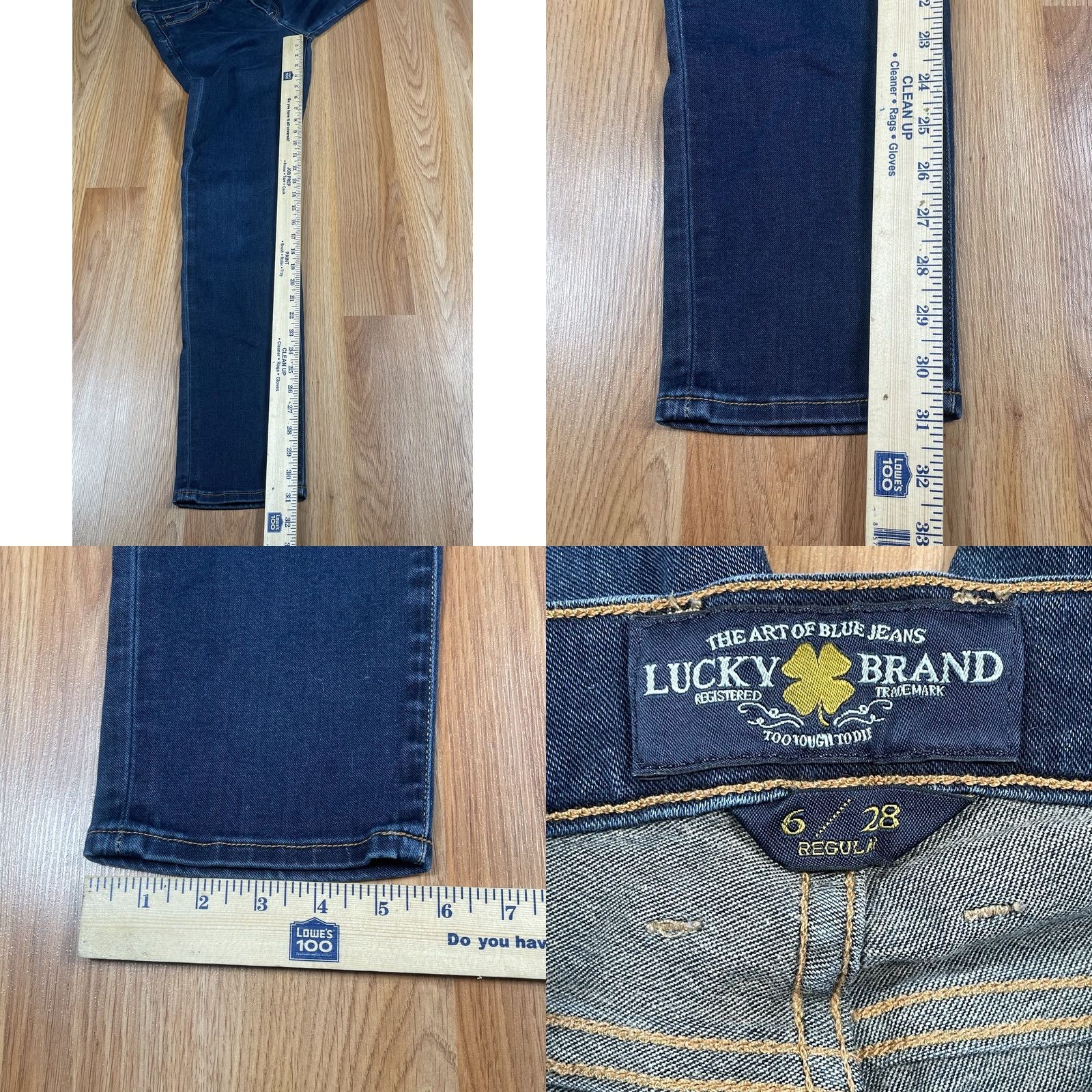 Lucky Brand Lucky Brand Jeans Womens 6/28 Regular Sofia Skinny Stretch Mid Rise Blue Denim Size 28" / US 6 / IT 42 - 8 Thumbnail