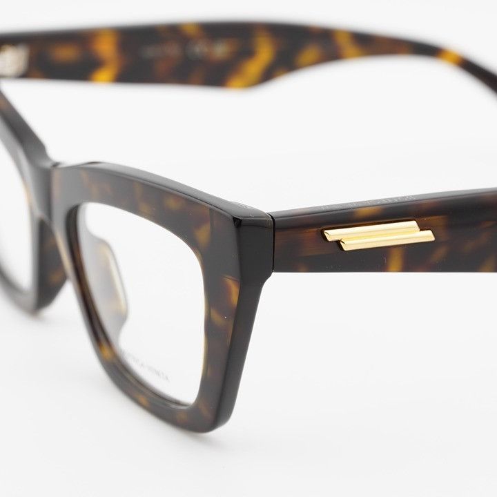 Bottega Veneta Bottega Veneta BV1215O 002 Eyeglasses Havana 50mm Cat Eye Size ONE SIZE - 3 Thumbnail