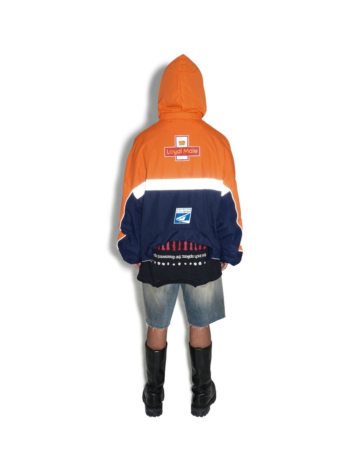PROJECT G/R Project G/R Orange Upside Down Track Jacket Size US M / EU 48-50 / 2 - 16 Thumbnail