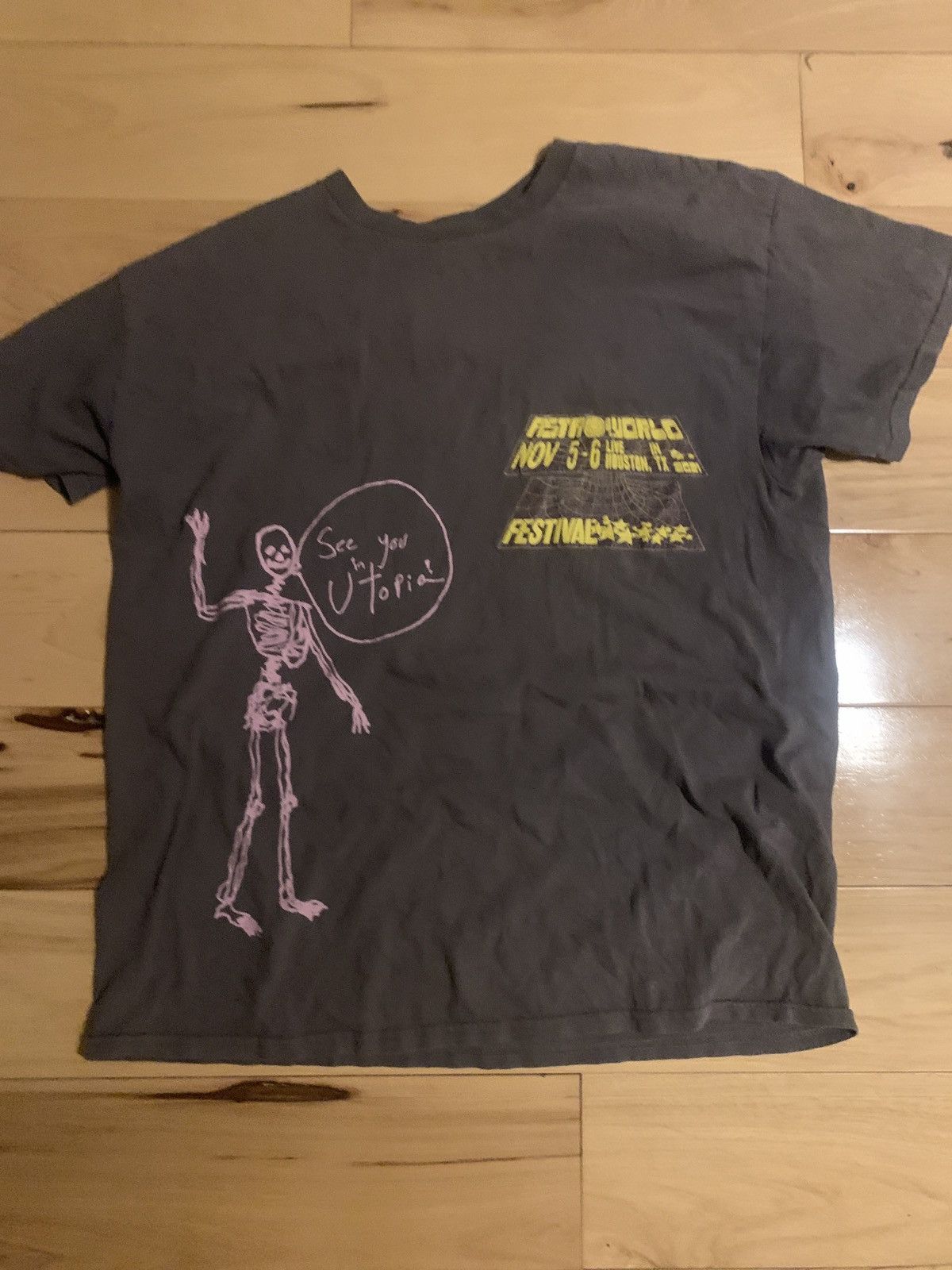 Other Cactus jack travis scott concert t shirt Size US S / EU 44-46 / 1 - 1 Thumbnail