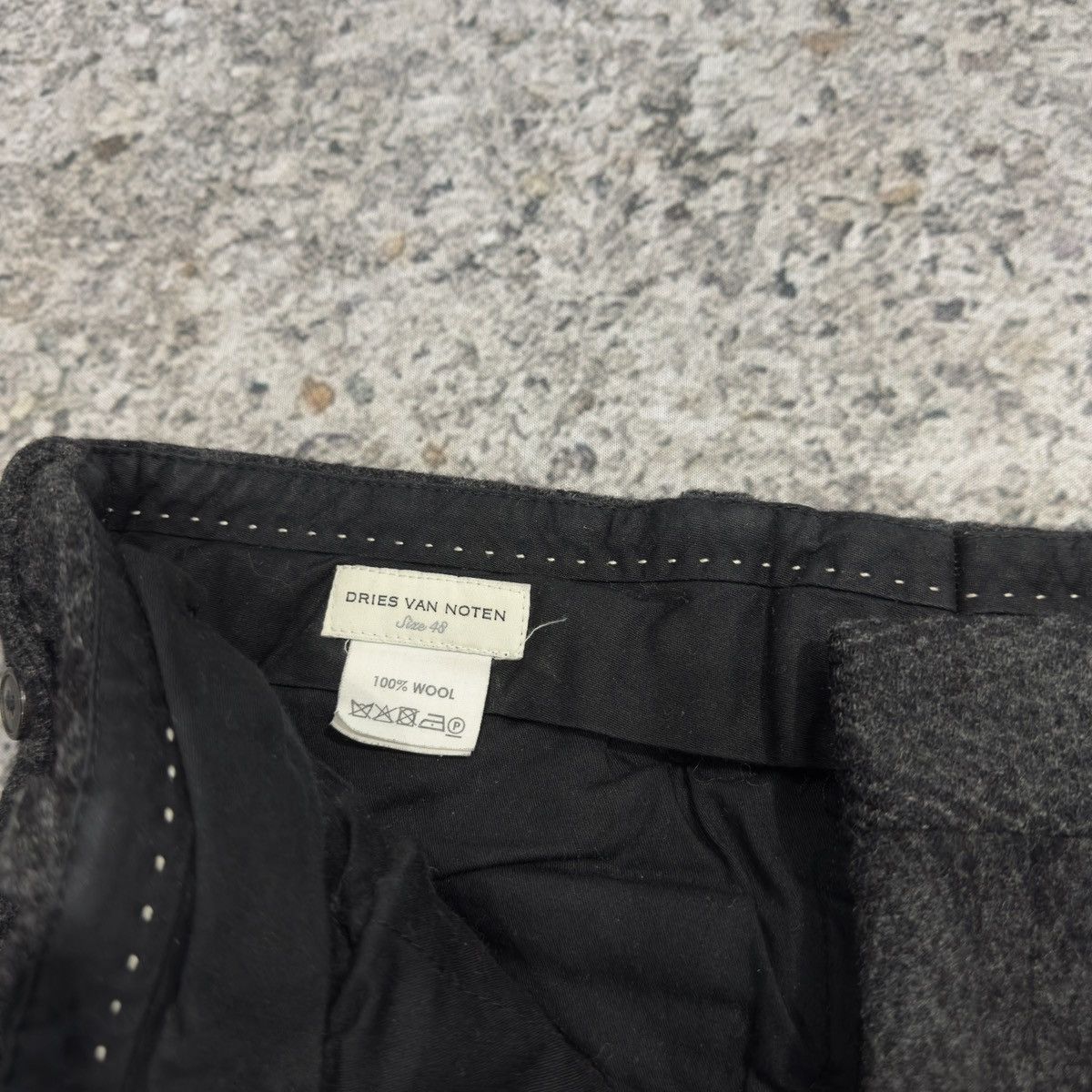 Dries Van Noten Dries Van Noten Wool Snakeskin Print Flare Trouser Pants Size US 30 / EU 46 - 6 Thumbnail