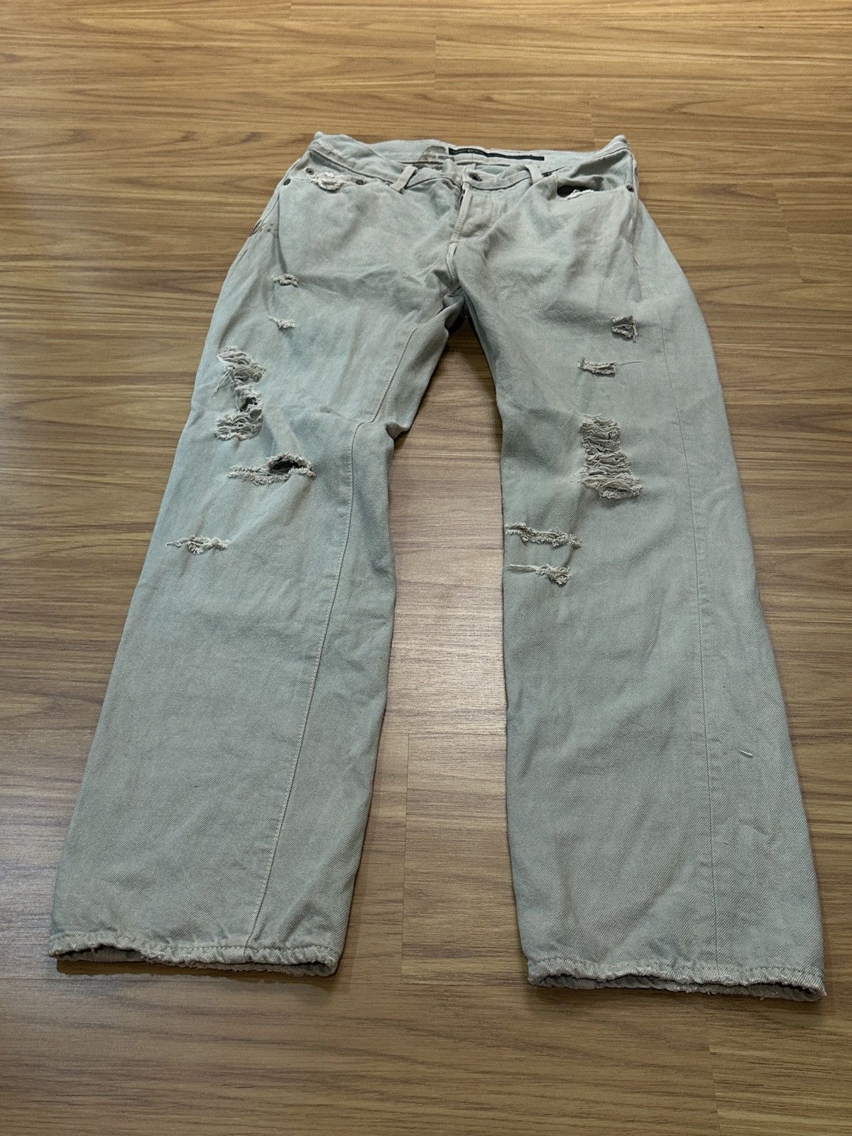 Kiminori Morishita Kiminori Morishita Laser Printed Naked Girl Denim Pant Size US 32 / EU 48 - 12 Thumbnail