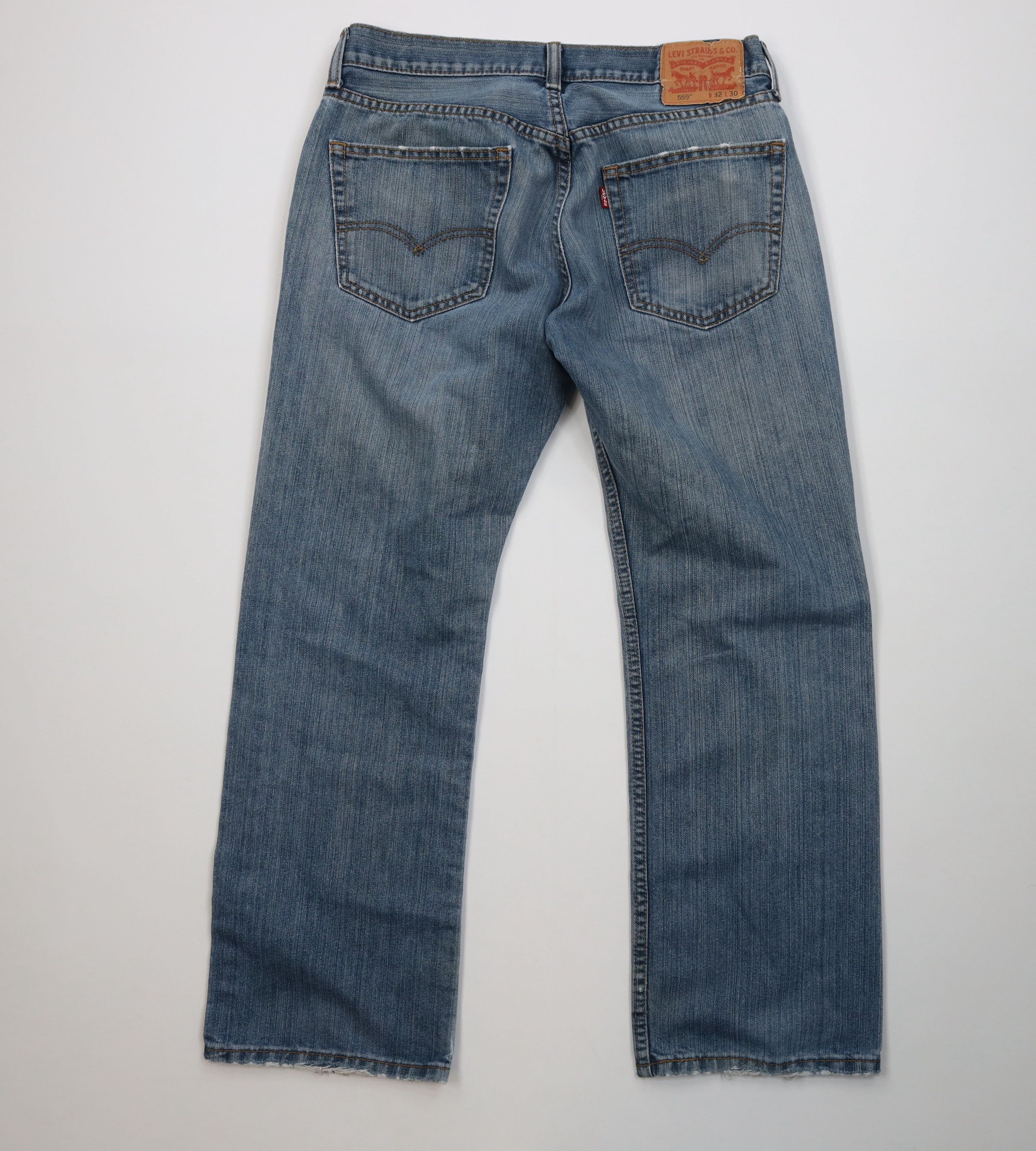 Levi's Vintage Y2K Levis 559 Loose Straight Wide Leg Denim Jeans Size US 32 / EU 48 - 12 Thumbnail