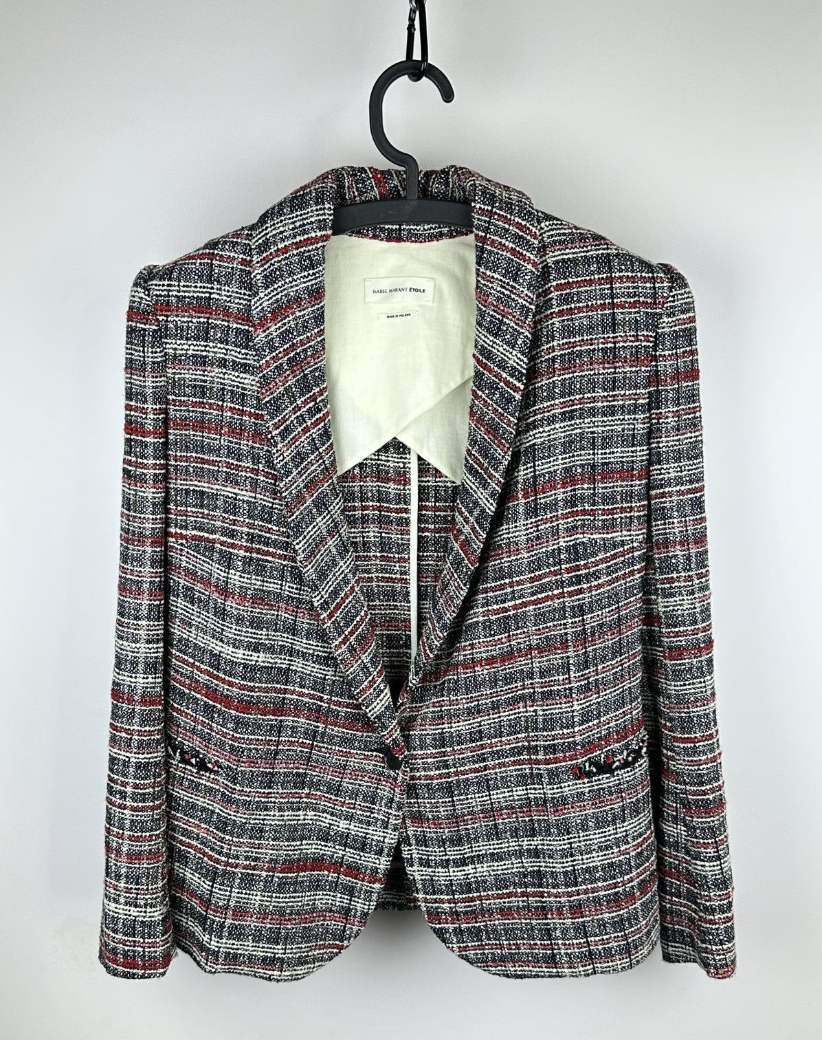Isabel Marant Etoile Isabel Marant Etoile Blazer Jacket Tweed Multicolor Size 36 Size S / US 4 / IT 40 - 1 Thumbnail
