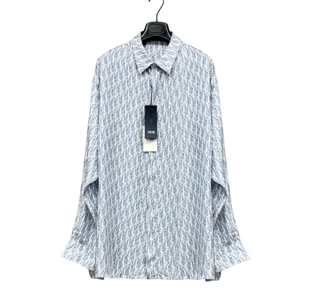 Dior Dior Oblique Monogram Silk Shirt 41 Size US L / EU 52-54 / 3 - 1 Thumbnail