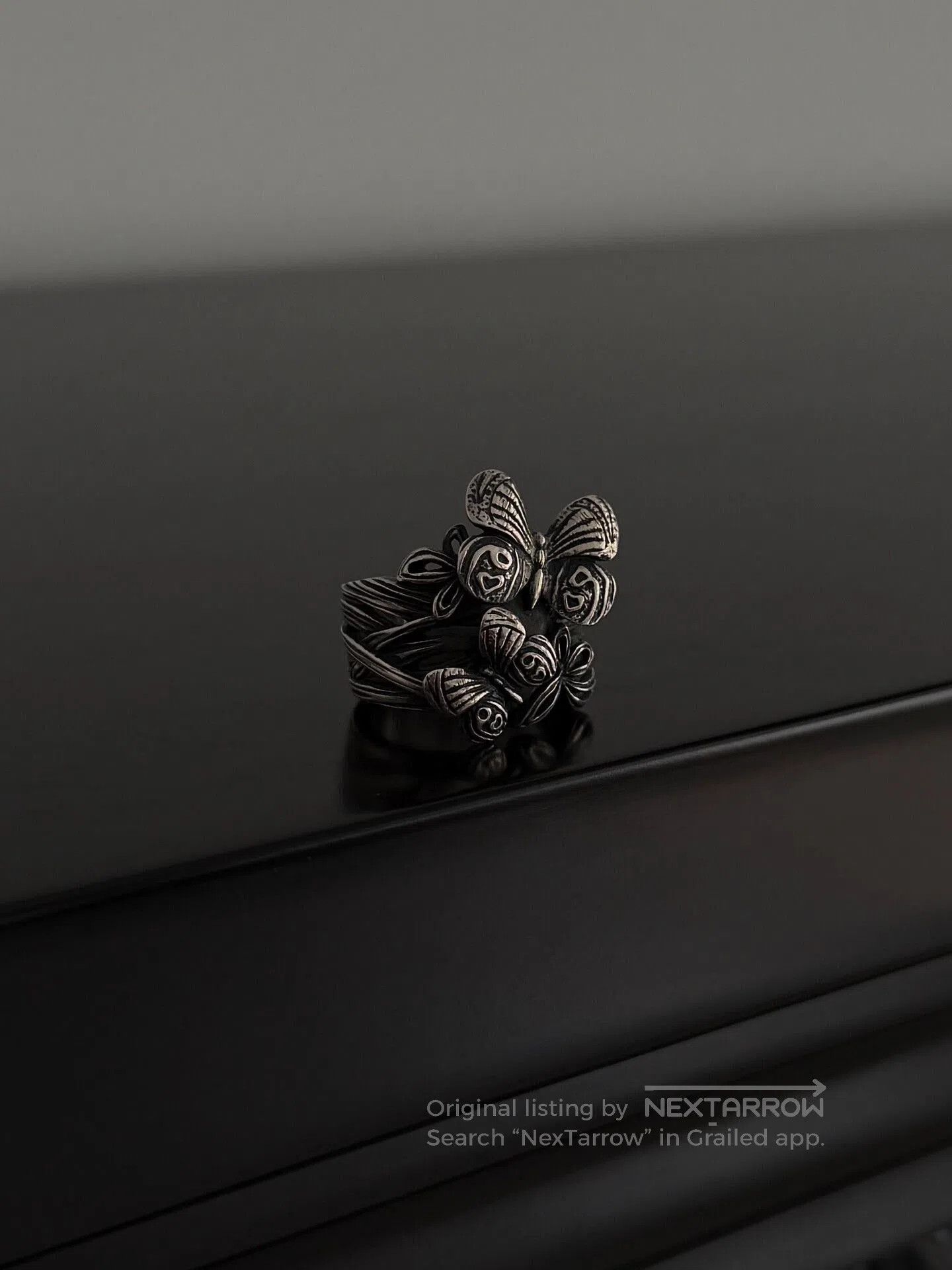 Jean Paul Gaultier Butterfly Band Ring.