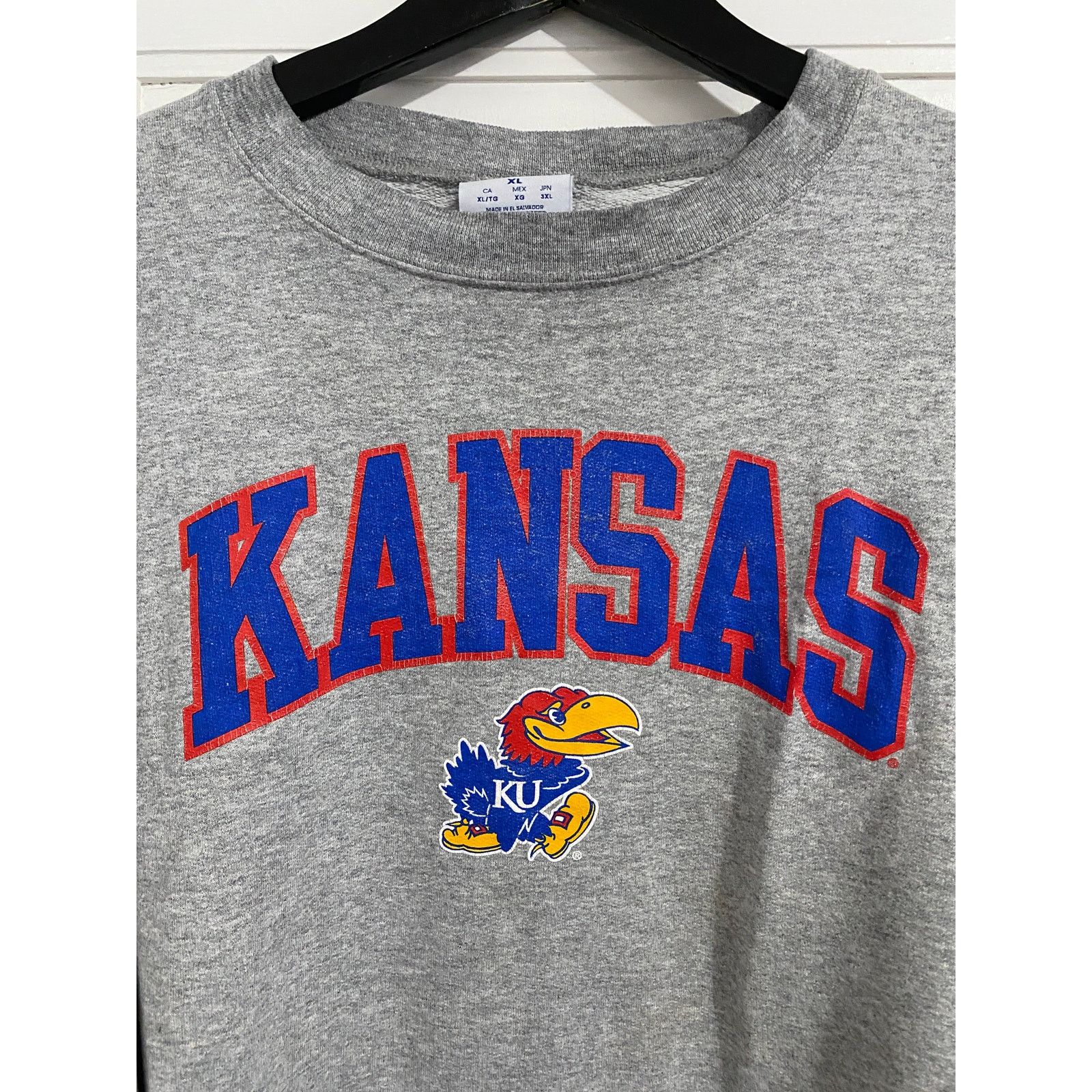 Champion Kansas Jayhawks College Crewneck Sweatshirt Size XL Size US XL / EU 56 / 4 - 2 Thumbnail