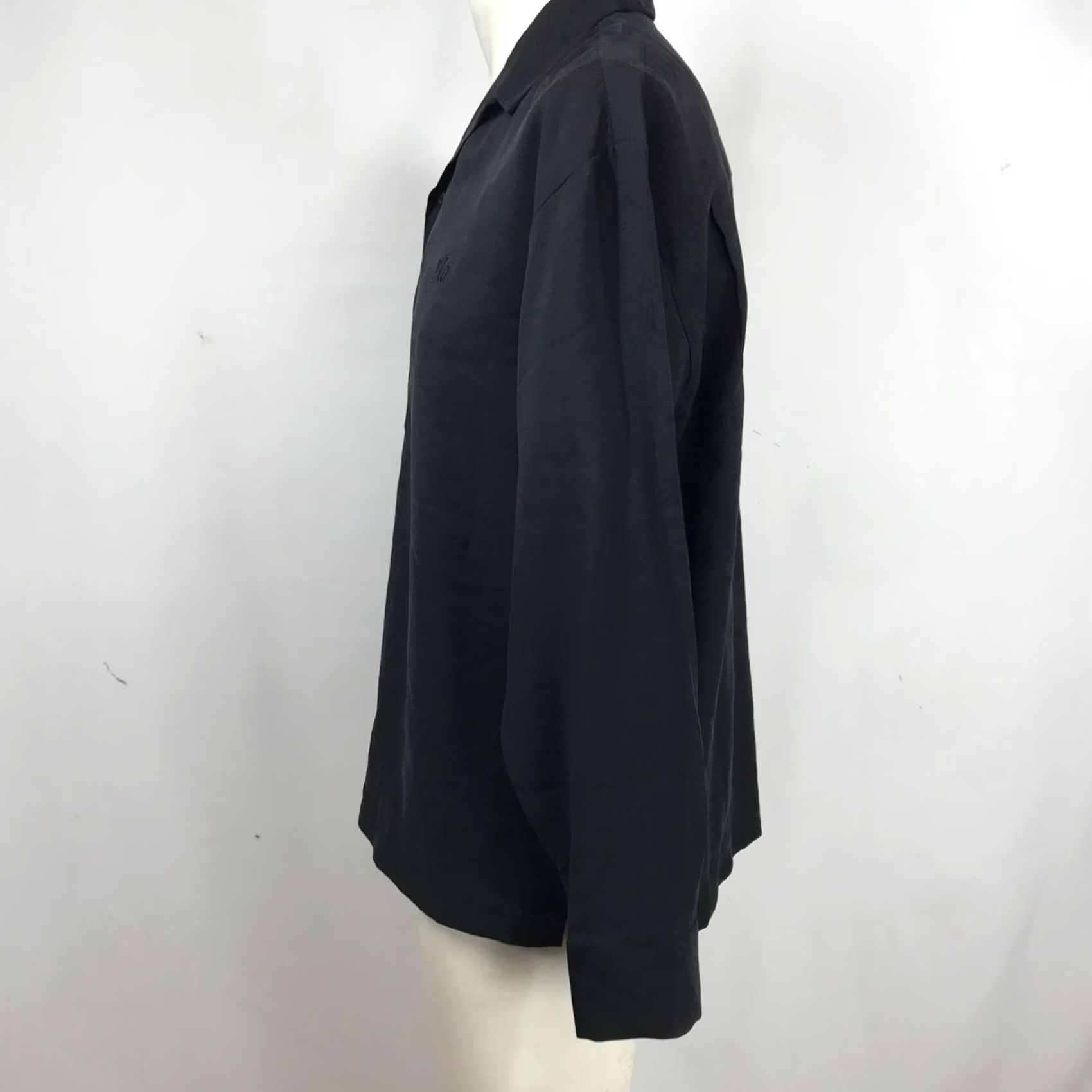 YoungLA YOUNGLA Mens Medium Black Long Sleeve Button Up Shirt Size US M / EU 48-50 / 2 - 6 Thumbnail