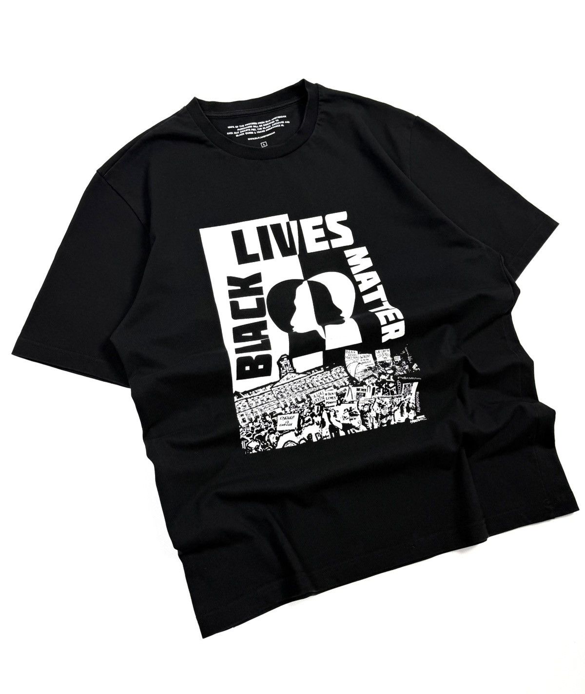 Daily Paper Black Lives Matter Amsterdam Graphic Tee Streetwear Rare Y2K Size US L / EU 52-54 / 3 - 3 Thumbnail