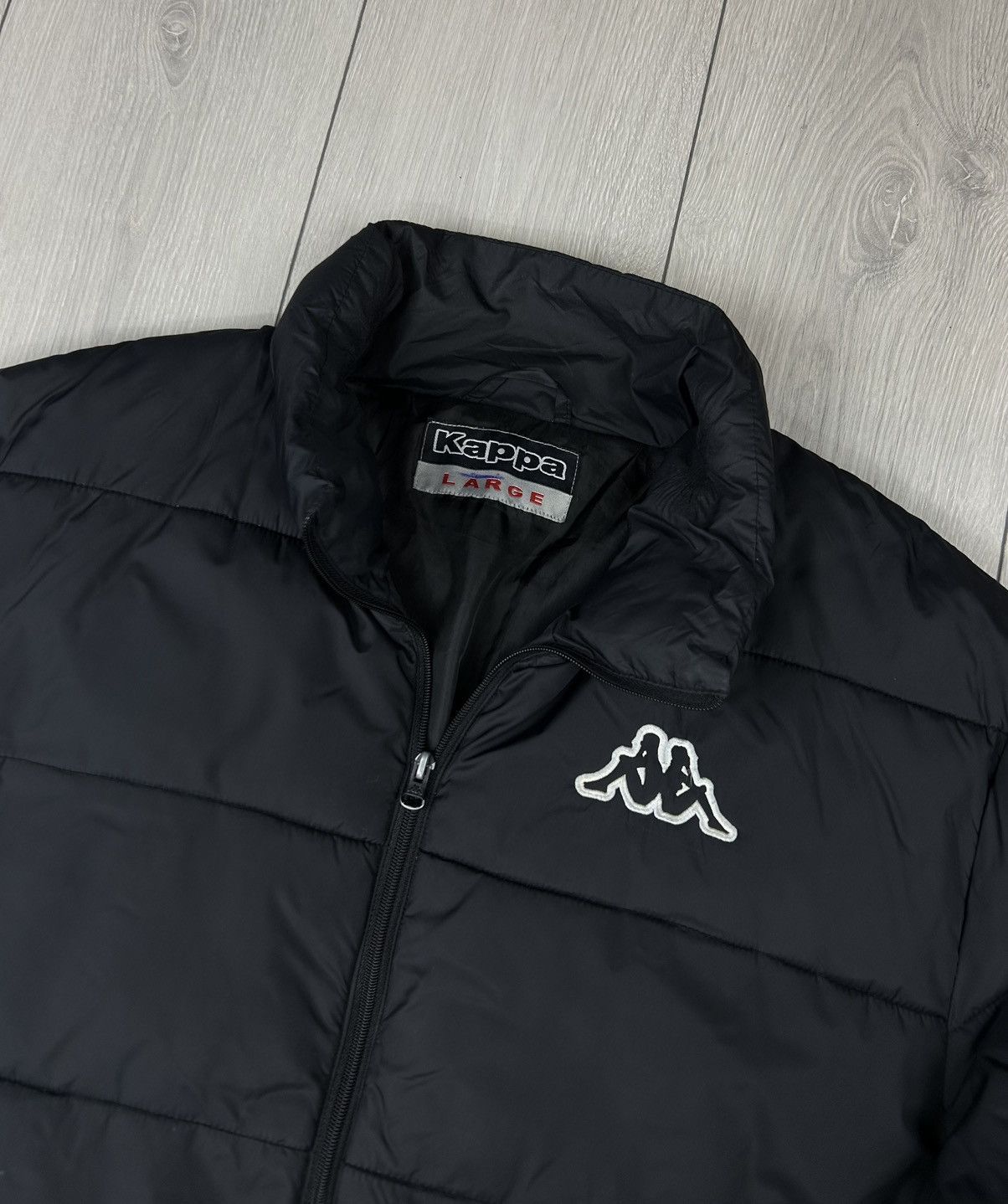Kappa × Vintage Kappa Vintage Black Jacket Size L Size US L / EU 52-54 / 3 - 4 Thumbnail