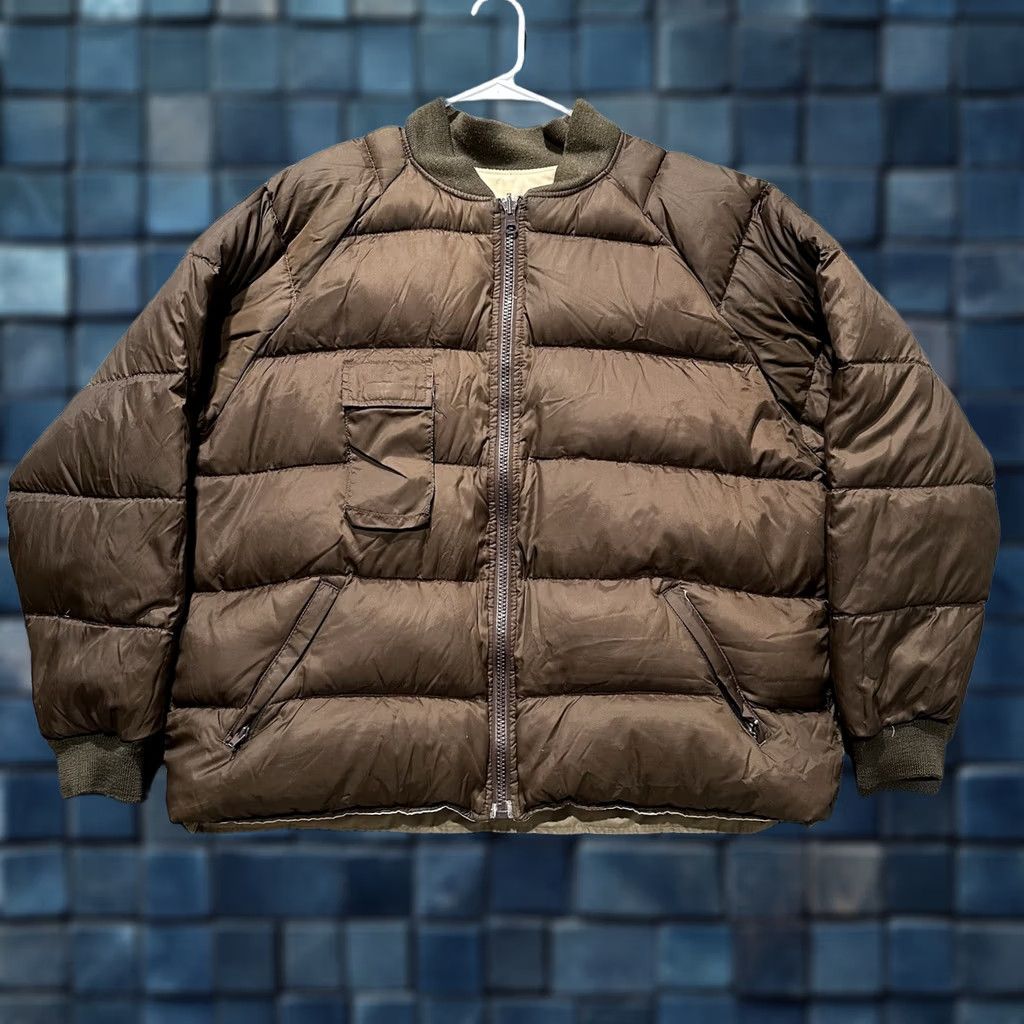 Orvis VINTAGE Orvis Jacket Mens XL Brown Waterfowler Goose Down Puffer Hunting Quilted Jacket Size US XL / EU 56 / 4 - 1 Thumbnail