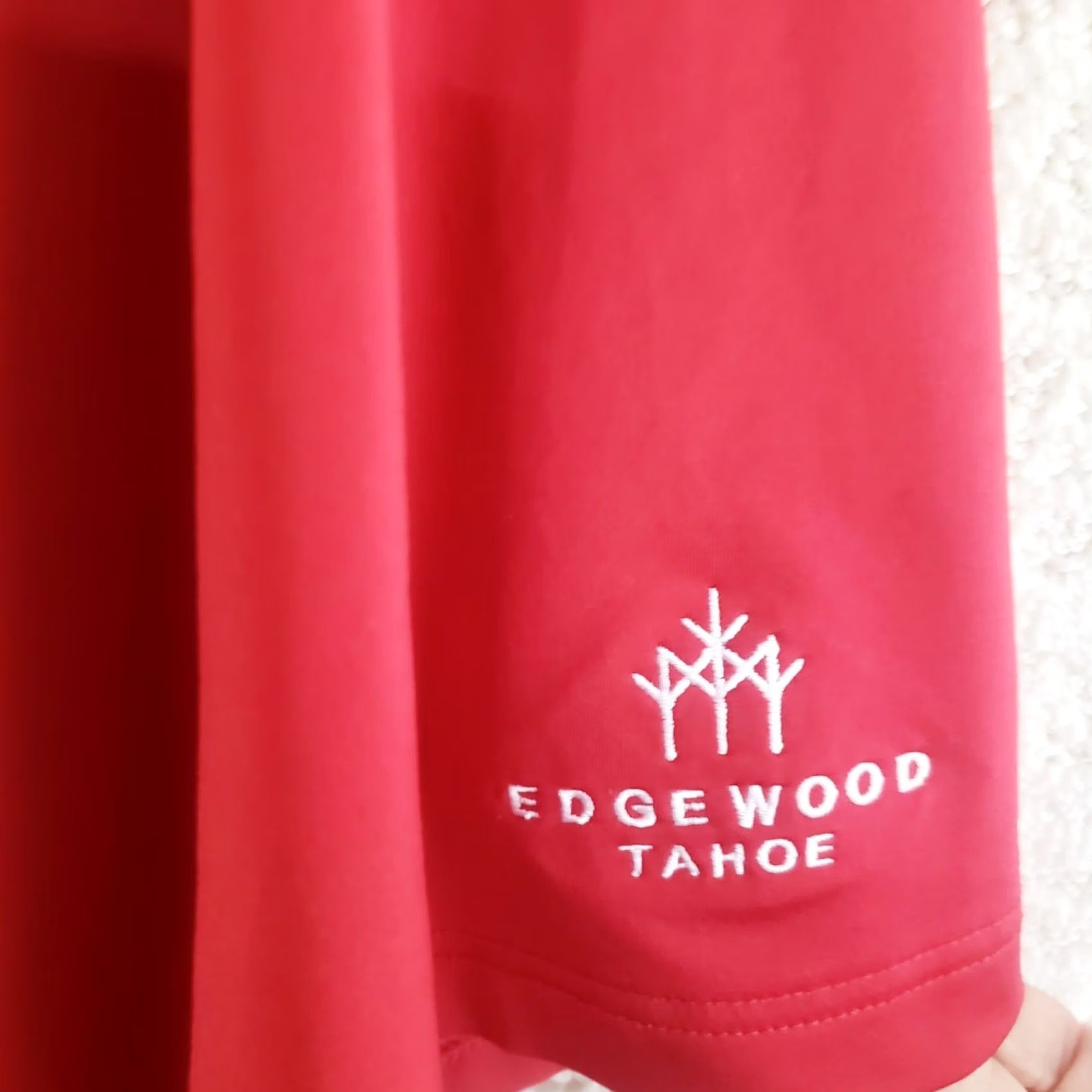 Footjoy FootJoy Polo Shirt Mens L Red Striped Edgewood Tahoe Country Club Logo Polo Shirt Leather? Size US L / EU 52-54 / 3 - 6 Thumbnail
