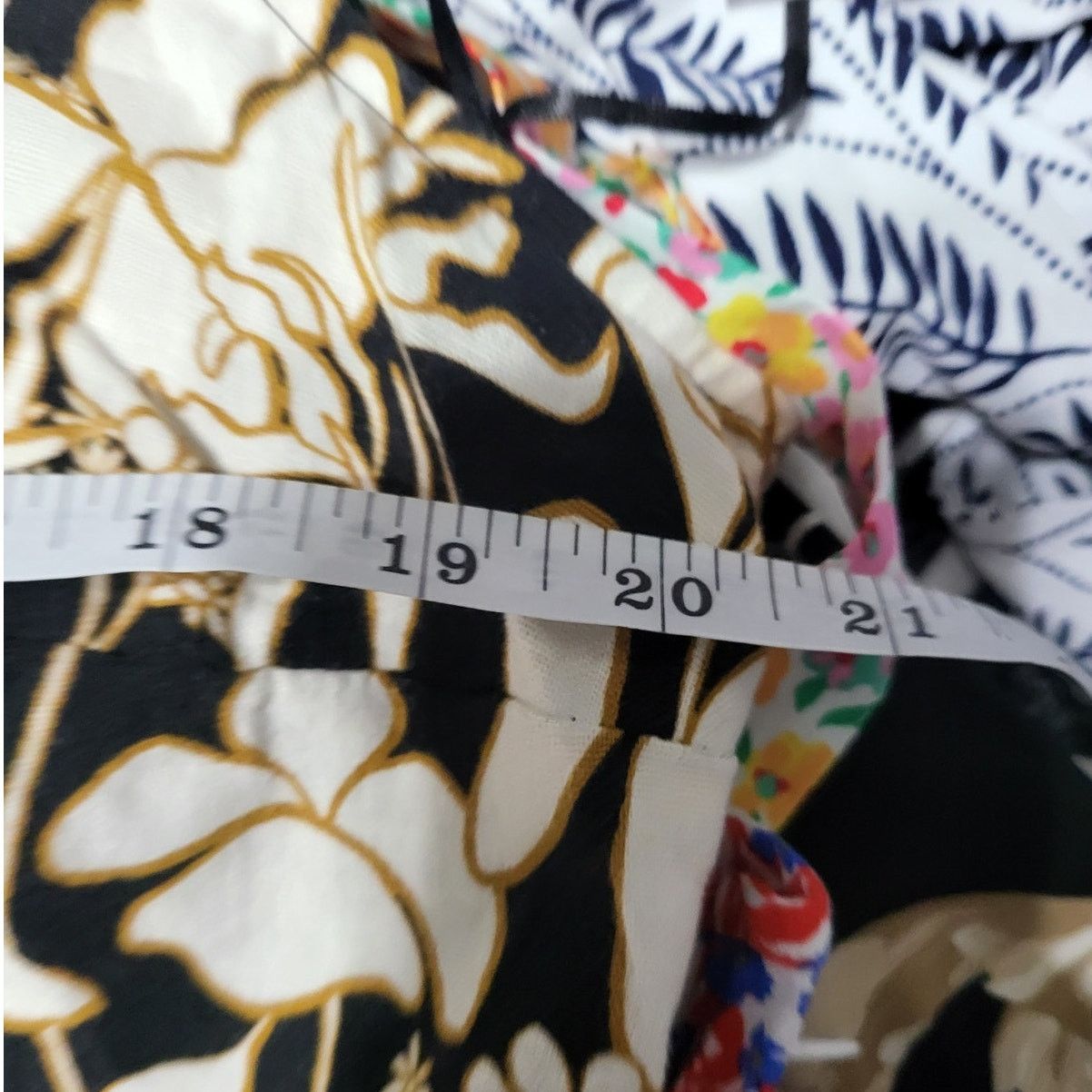 Other AVA & Viv Ruffle Sleeve Empire Waist Dress-Black Floral -1X Size XL / US 12-14 / IT 48-50 - 7 Thumbnail