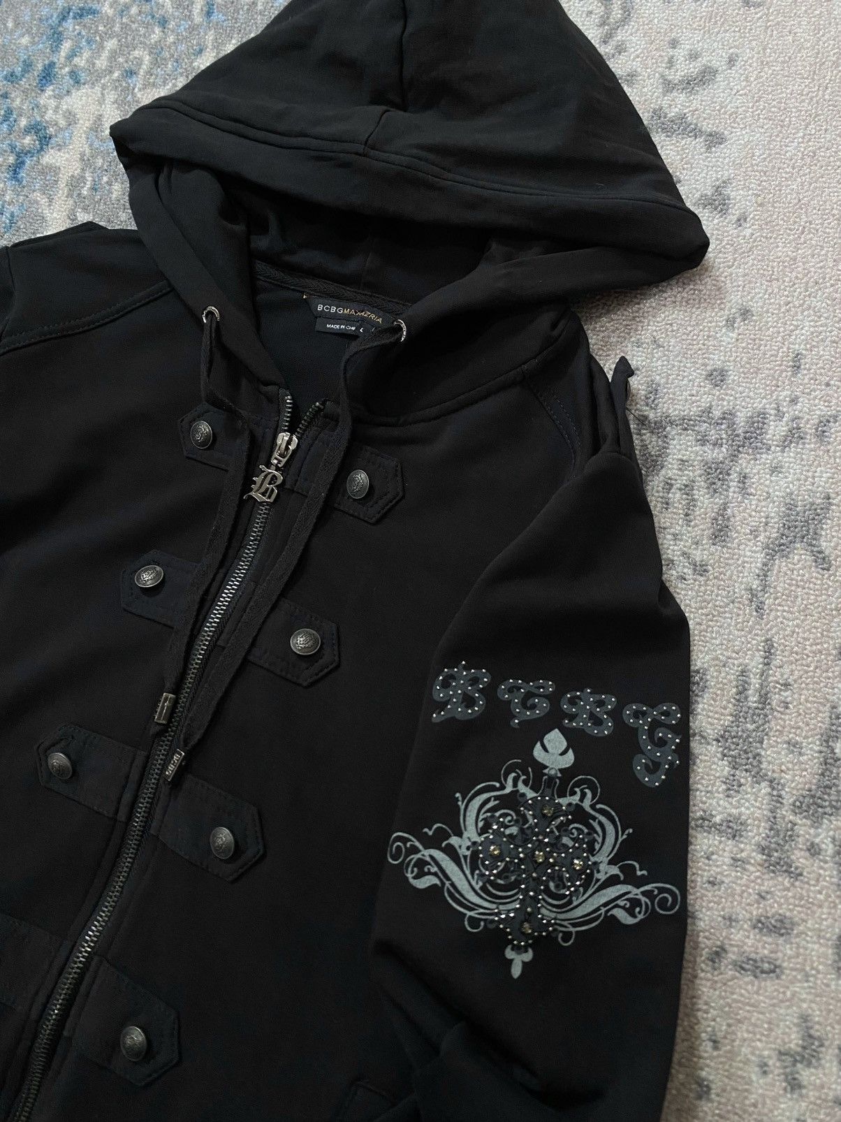 Hysteric Glamour Japanes Bcbg maxazria napoleon Croos Hoodie Size US L / EU 52-54 / 3 - 6 Thumbnail