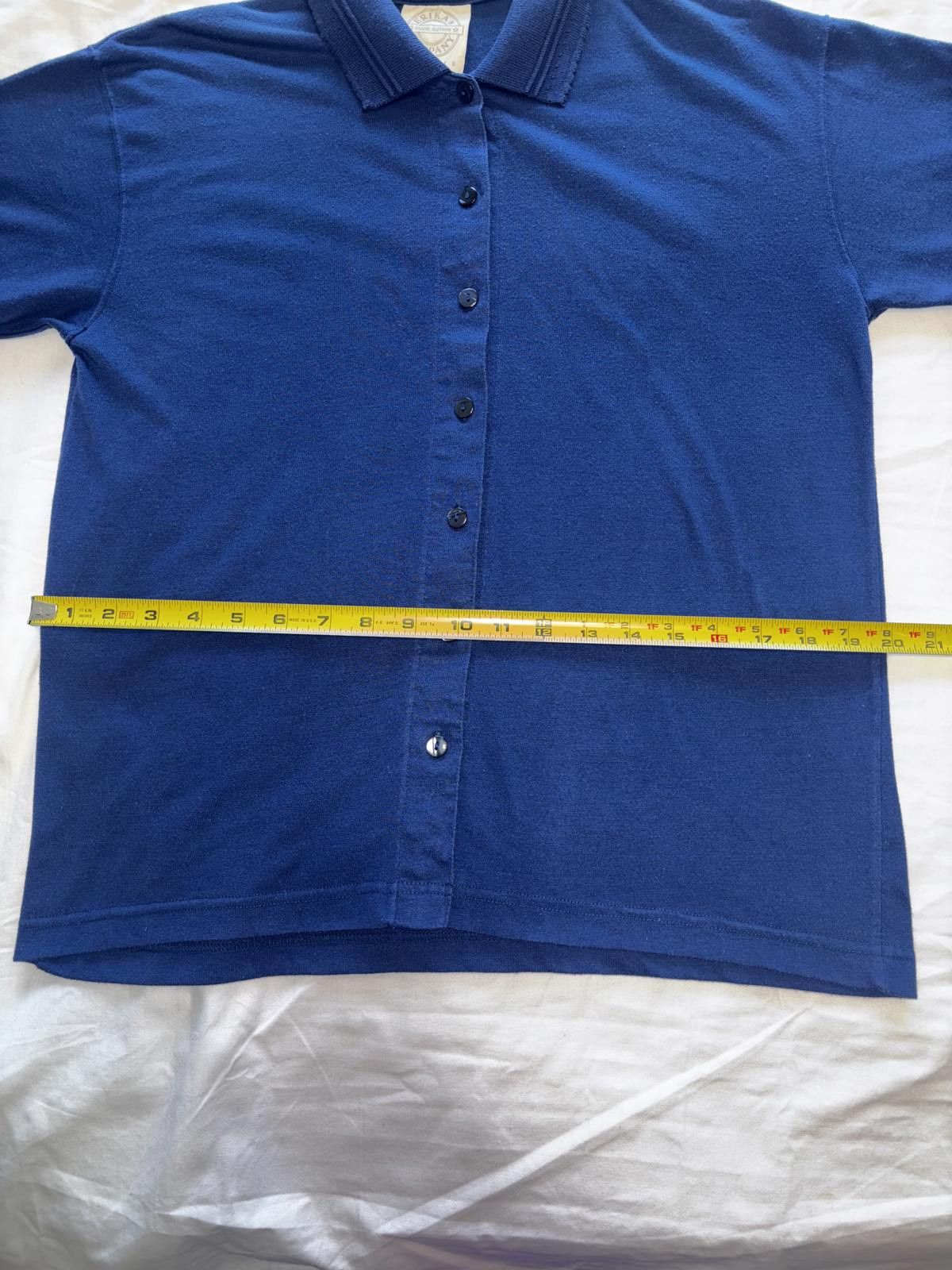Designer Classic Erika & Company Golf Shirt - Navy Blue Size M / US 6-8 / IT 42-44 - 6 Thumbnail
