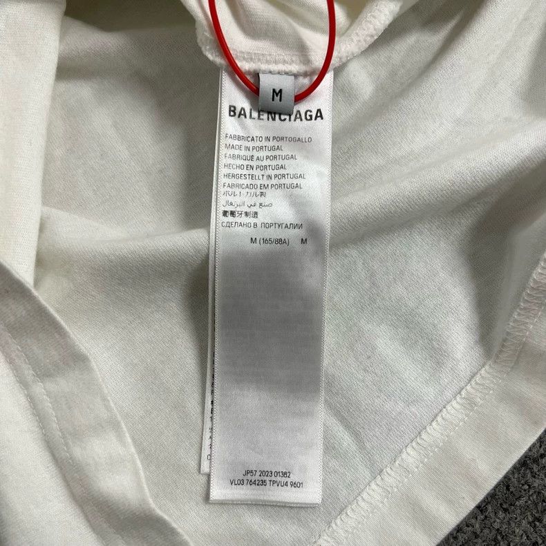 Balenciaga Balenciaga Graffiti Large Logo Short Sleeve T-Shirt 2502-Ne Size US M / EU 48-50 / 2 - 6 Thumbnail