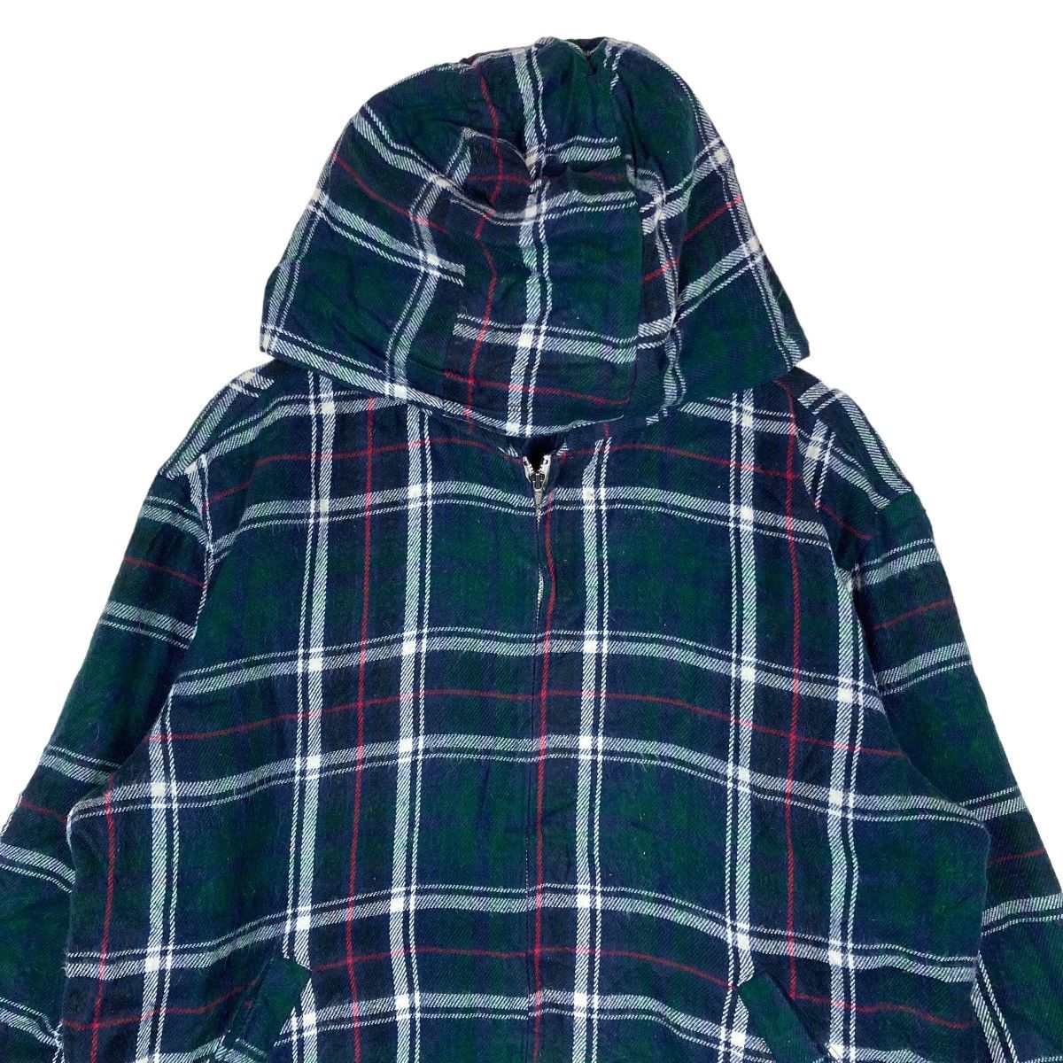 Zippo Vintage ZIPPO Checkered Zipper Hoodie Jacket Size US L / EU 52-54 / 3 - 2 Thumbnail