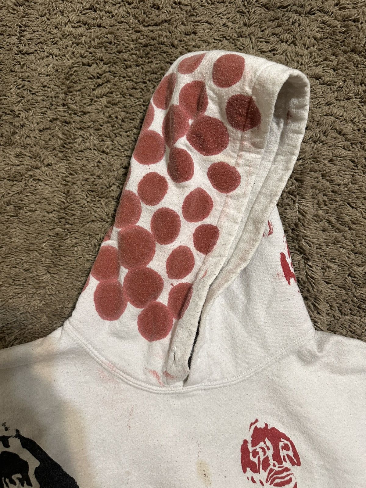 Gildan Vintage Crazy clown hoodie 00s size large Size US L / EU 52-54 / 3 - 4 Thumbnail