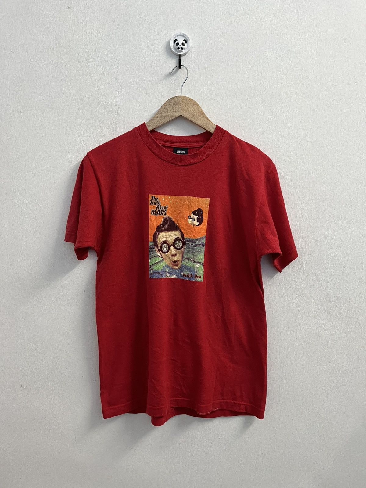 Band Tees 90s Vintage Uniqlo The Truth About Mars by Q.P. Daul Art Tee Size US M / EU 48-50 / 2 - 1 Thumbnail