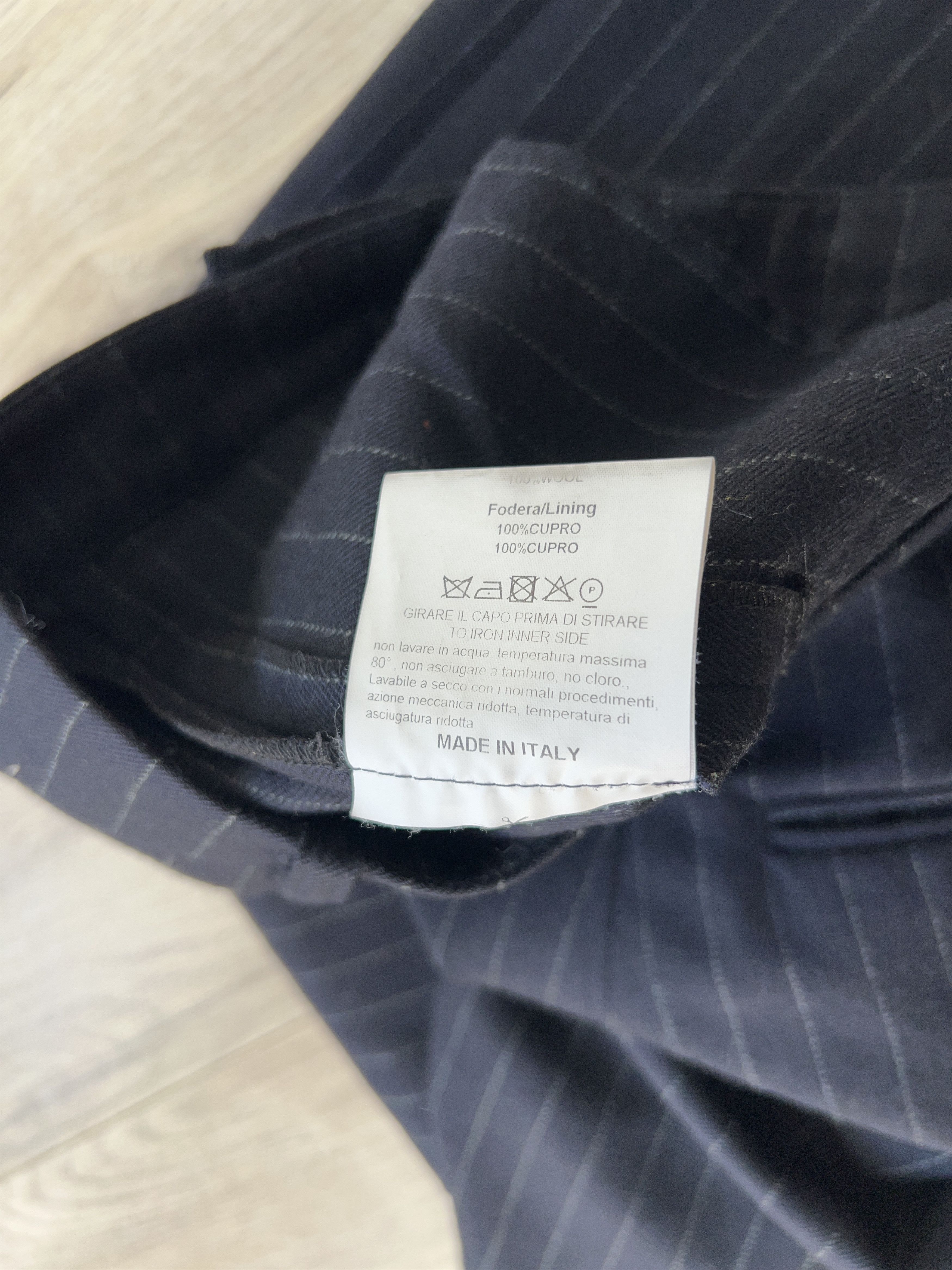 Designer × Golden Goose Womens Deluxe Brand Wool Striped Pants Trousers Size S Size 26" / US 2 / IT 38 - 14 Thumbnail