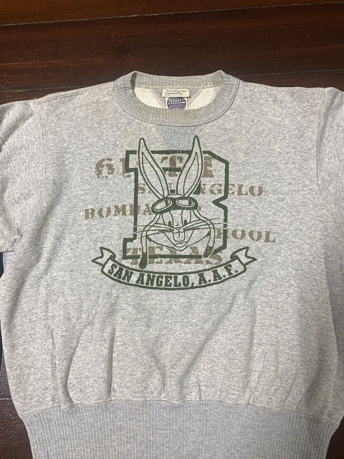 The Real McCoy's Vintage double v Mc Coy's Spell Out san angelo aaf bud bunny Size US M / EU 48-50 / 2 - 4 Thumbnail