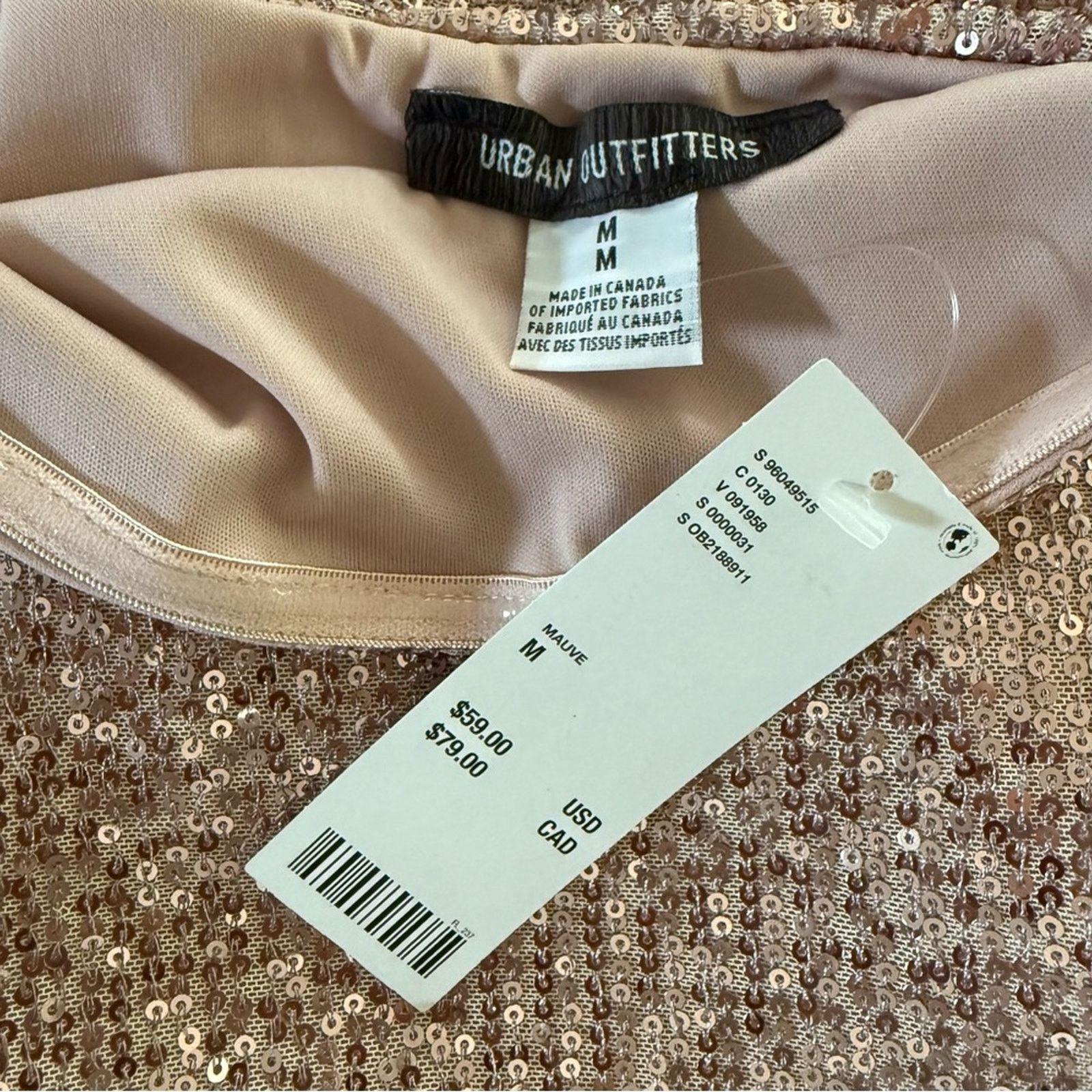 Urban Outfitters Urban Outfitters Larissa Sequin Tube Mini Dress M Size M / US 6-8 / IT 42-44 - 5 Thumbnail