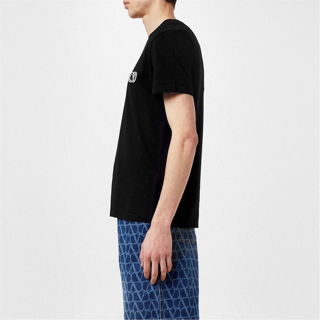 Valentino o1g2r1mq0526 V-logo T-Shirt in Black Size US S / EU 44-46 / 1 - 4 Thumbnail