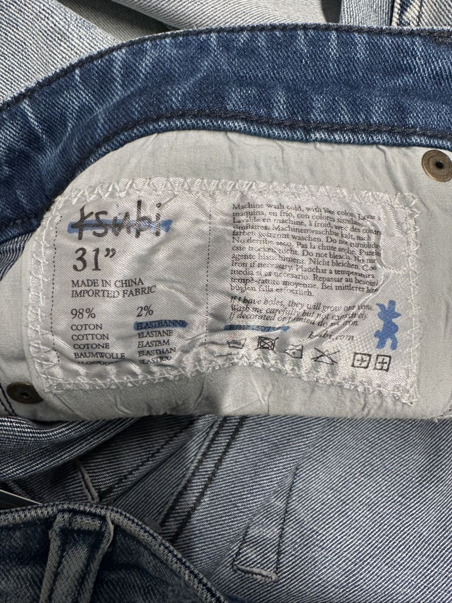 Ksubi Ksubi Distressed Blue Denim Jeans Size 31 Size US 31 - 5 Thumbnail