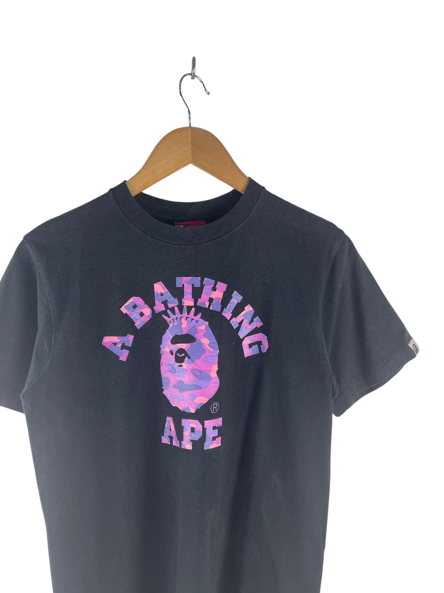 Bape A Bathing Ape (BAPE) College Logo Tee Size S / US 4 / IT 40 - 8 Thumbnail