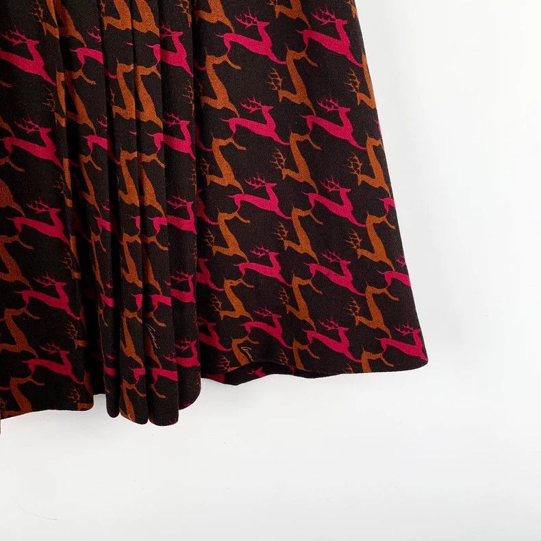 Gucci Gucci Color-blocked warhorse print buckled wool casual ple Size 26" / US 2 / IT 38 - 4 Thumbnail