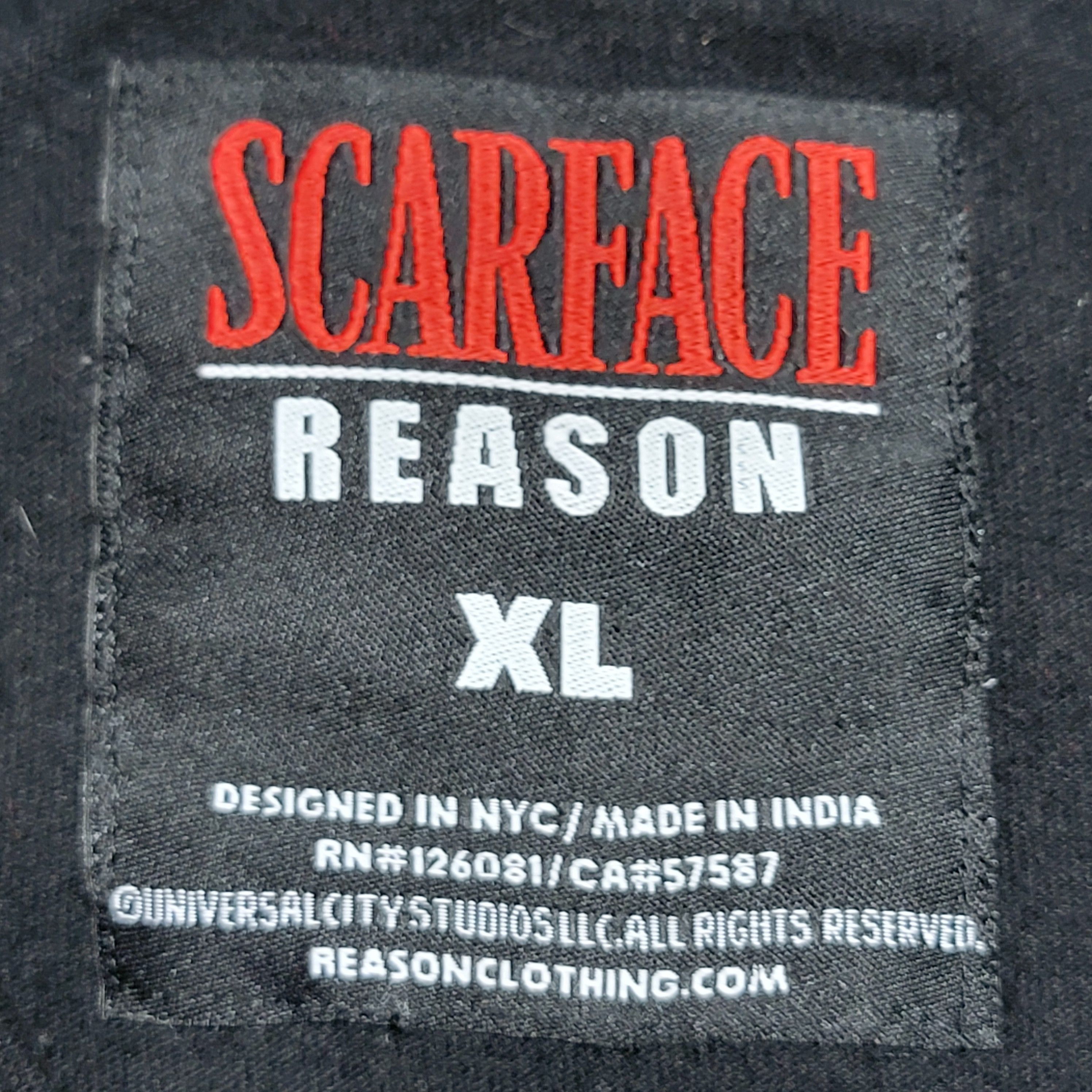 Other Scarface Reason SS Unisex Tee Tony Montana (Al Pacino) - XL Size US XL / EU 56 / 4 - 4 Thumbnail