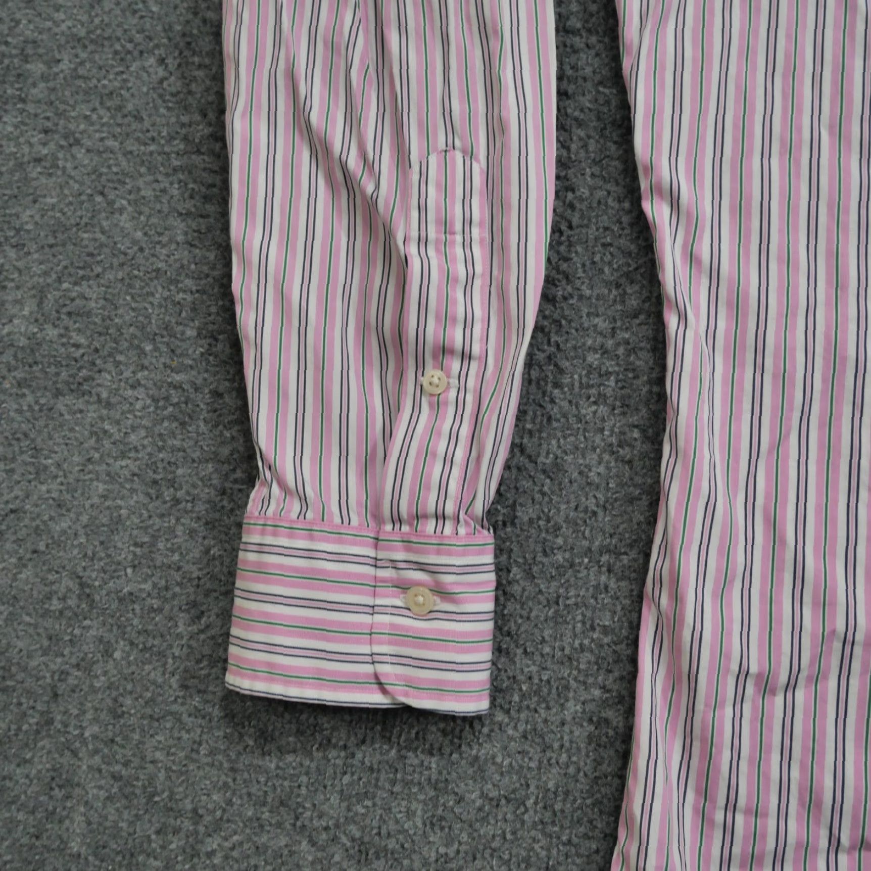 Polo Ralph Lauren Polo Ralph Lauren Shirt Mens XL Pink Striped Button-Up Small Pony Stanton Size US XL / EU 56 / 4 - 5 Thumbnail