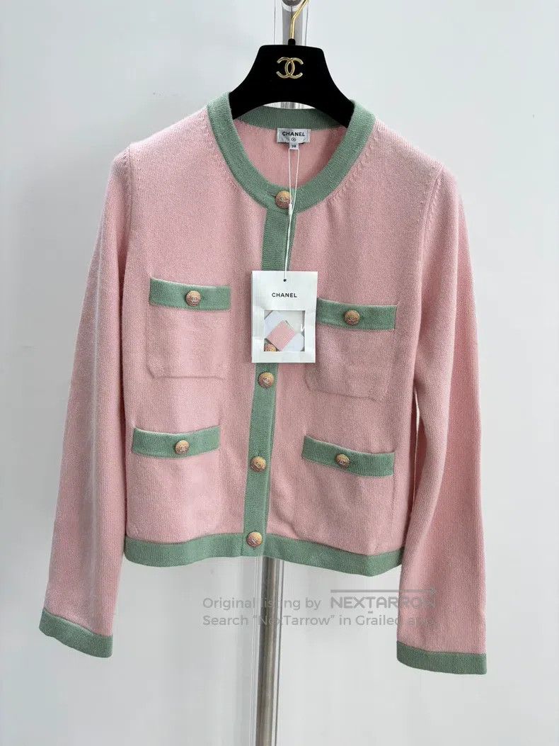Chanel Chanel Early spring show pink and green four-pocket knitte Size XS / US 0-2 / IT 36-38 - 1 Thumbnail