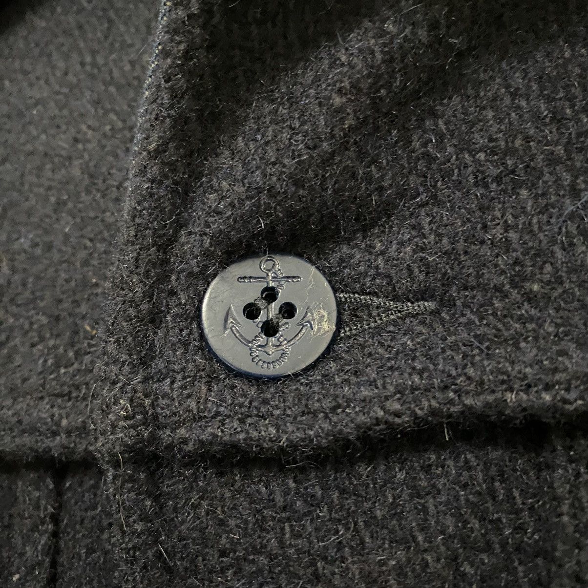 Indigo × Japanese Brand ☀️Vintage Military Equipment wool indigo button jacket Size US S / EU 44-46 / 1 - 6 Thumbnail