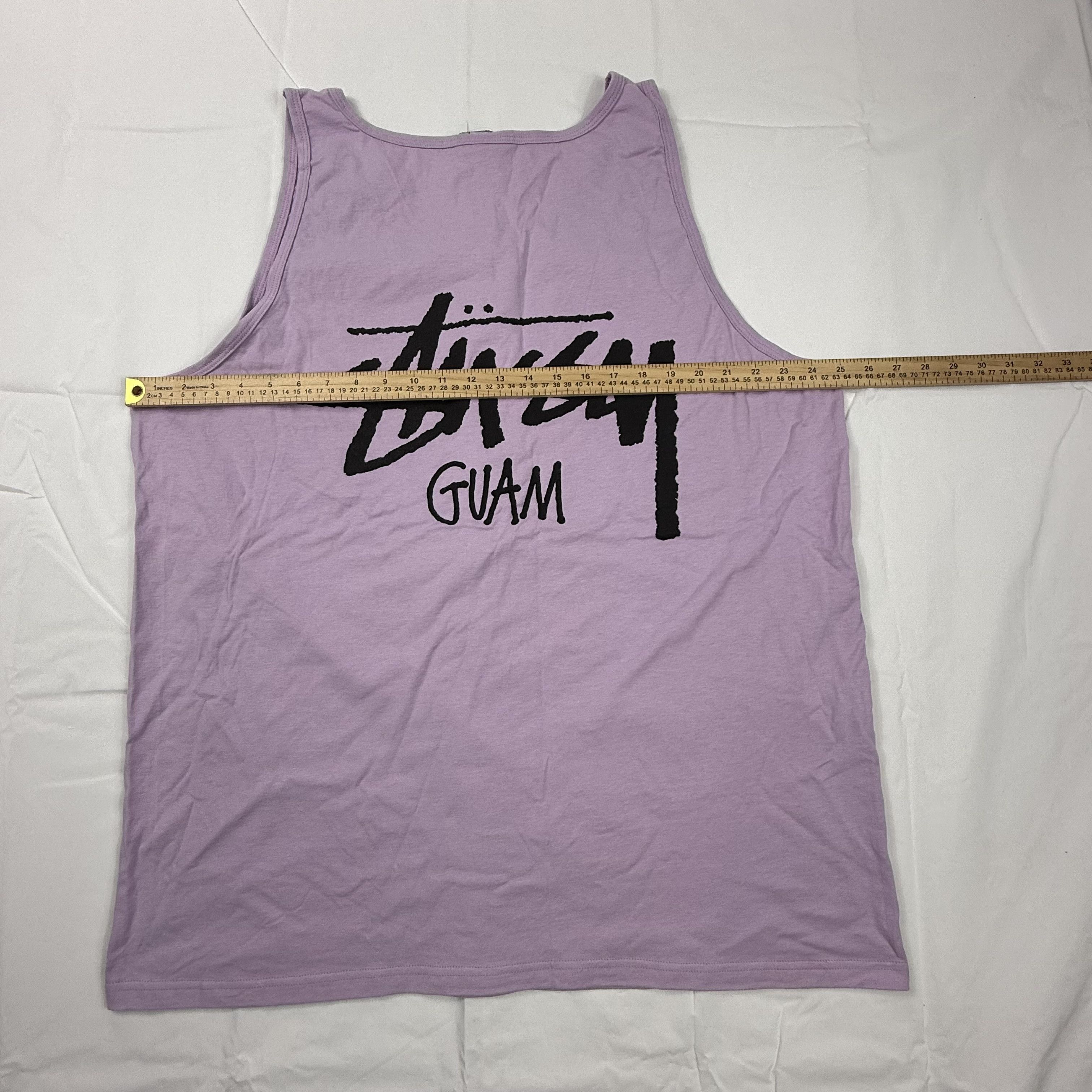 Stussy Stussy Guam Tank Top XXL Graphic Stock Logo Cotton Size US XXL / EU 58 / 5 - 5 Thumbnail