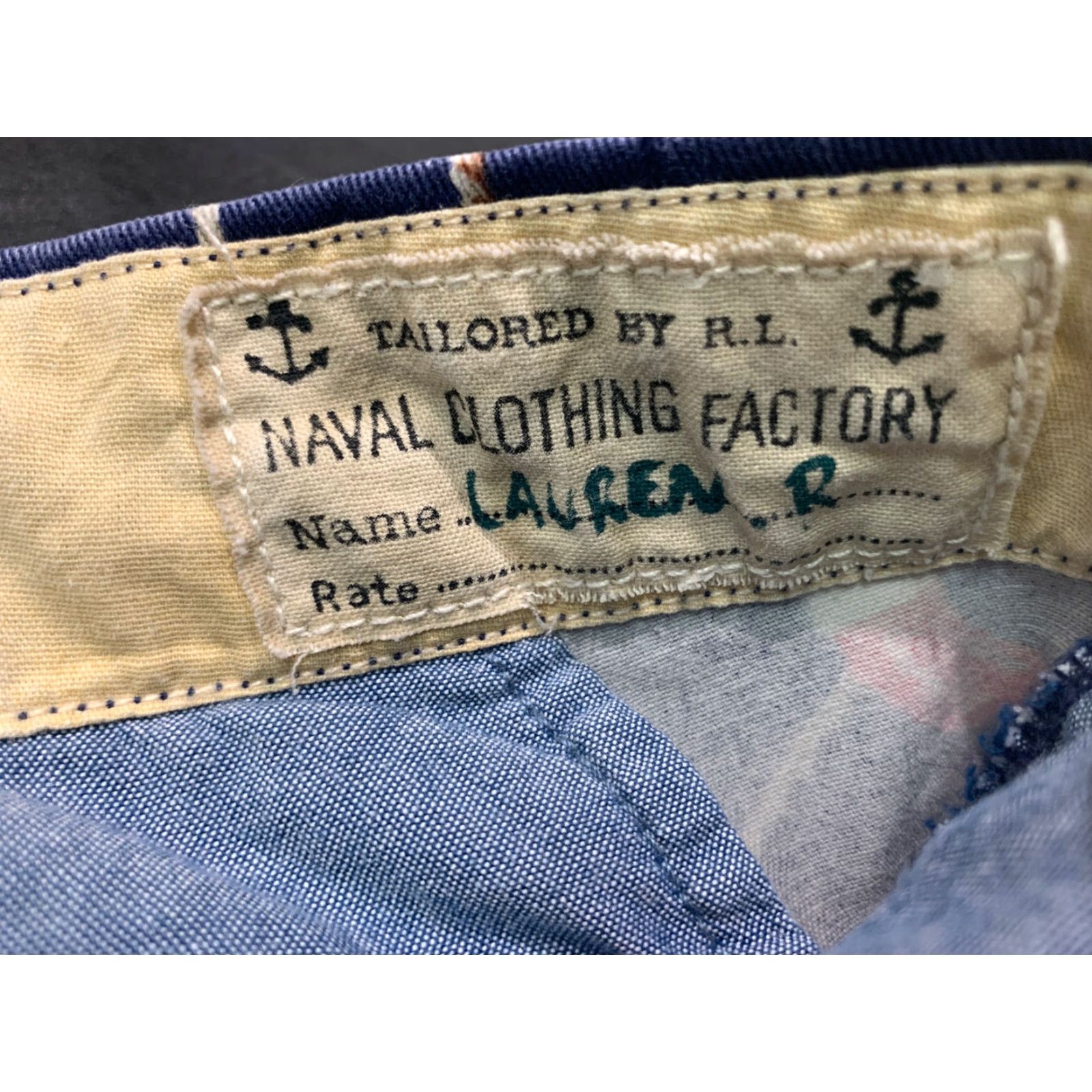Ralph Lauren VINTAGE Ralph Lauren Polo Shorts Men 42 Navy Blue Cotton Chino Camp Sailboats Sz 42 Size US XL / EU 56 / 4 - 5 Thumbnail
