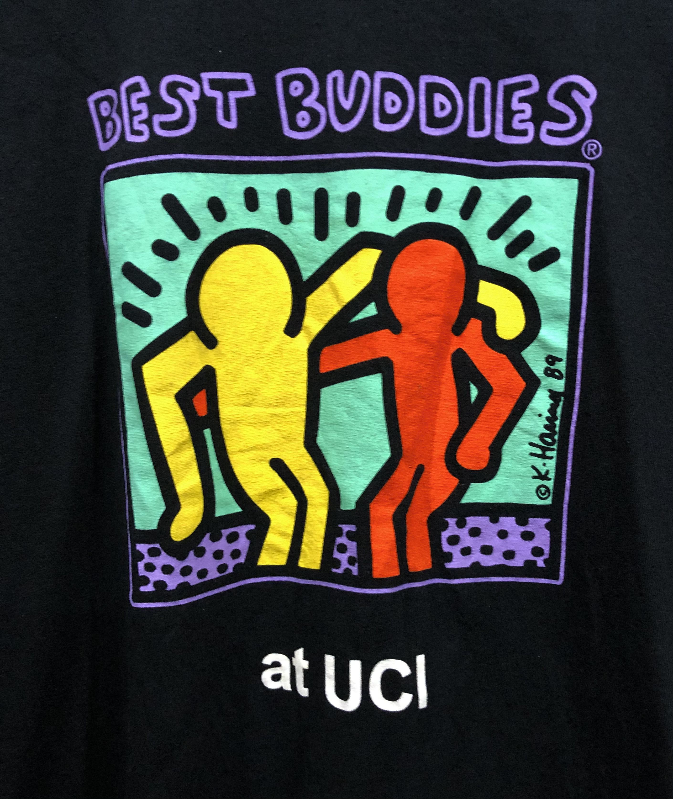 Keith Haring Vintage Keith Haring Best Buddies Tshirt Size US XL / EU 56 / 4 - 8 Thumbnail