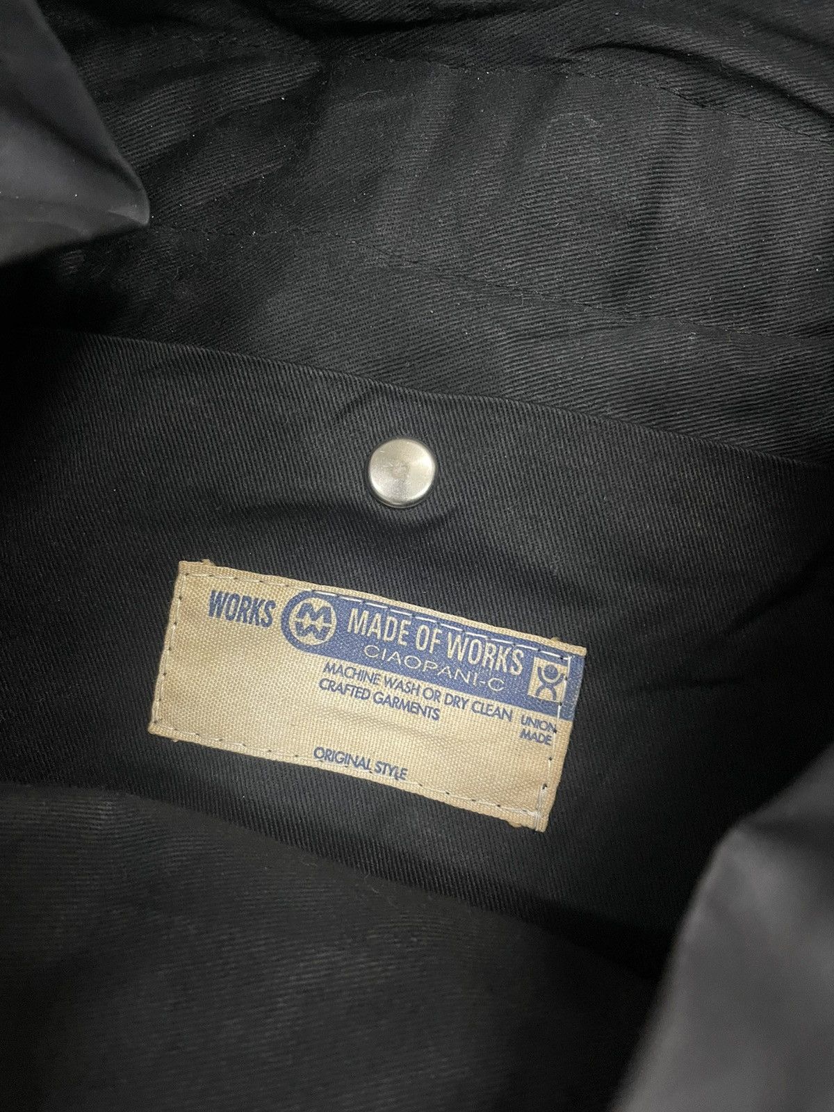 Union made ciaopanic Leather and tech nylon rucksack pack