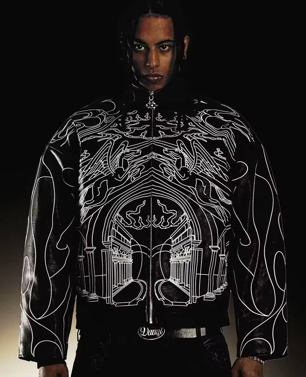 Japanese Brand × Vintage gothic faux leather jacket Size US L / EU 52-54 / 3 - 1 Thumbnail